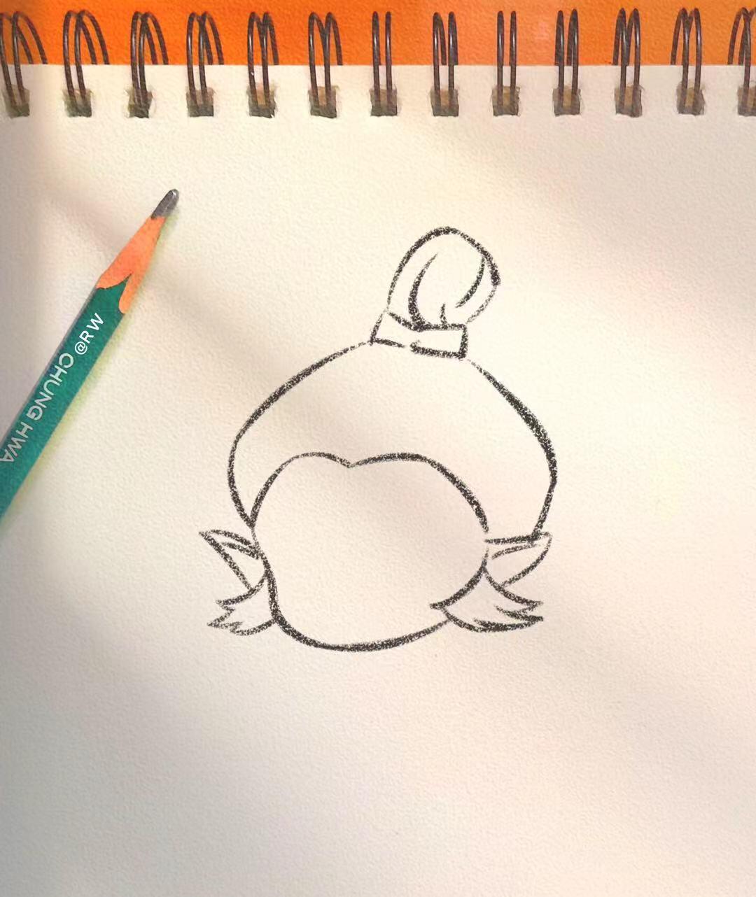 申公豹简笔画过程