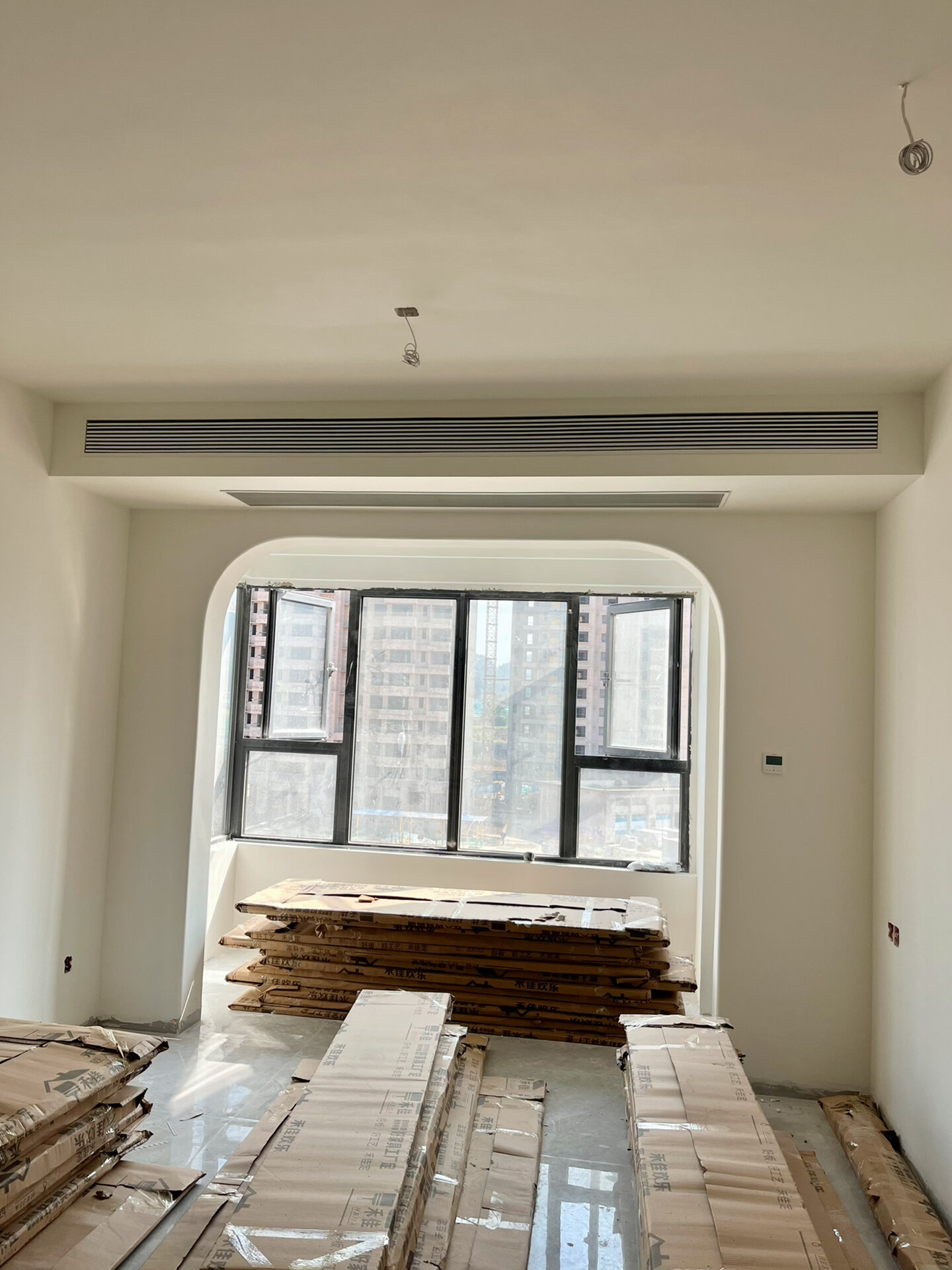 58r一米的加长极窄出风口|附尺寸 前期准备: 1⃣️安装好风管机后