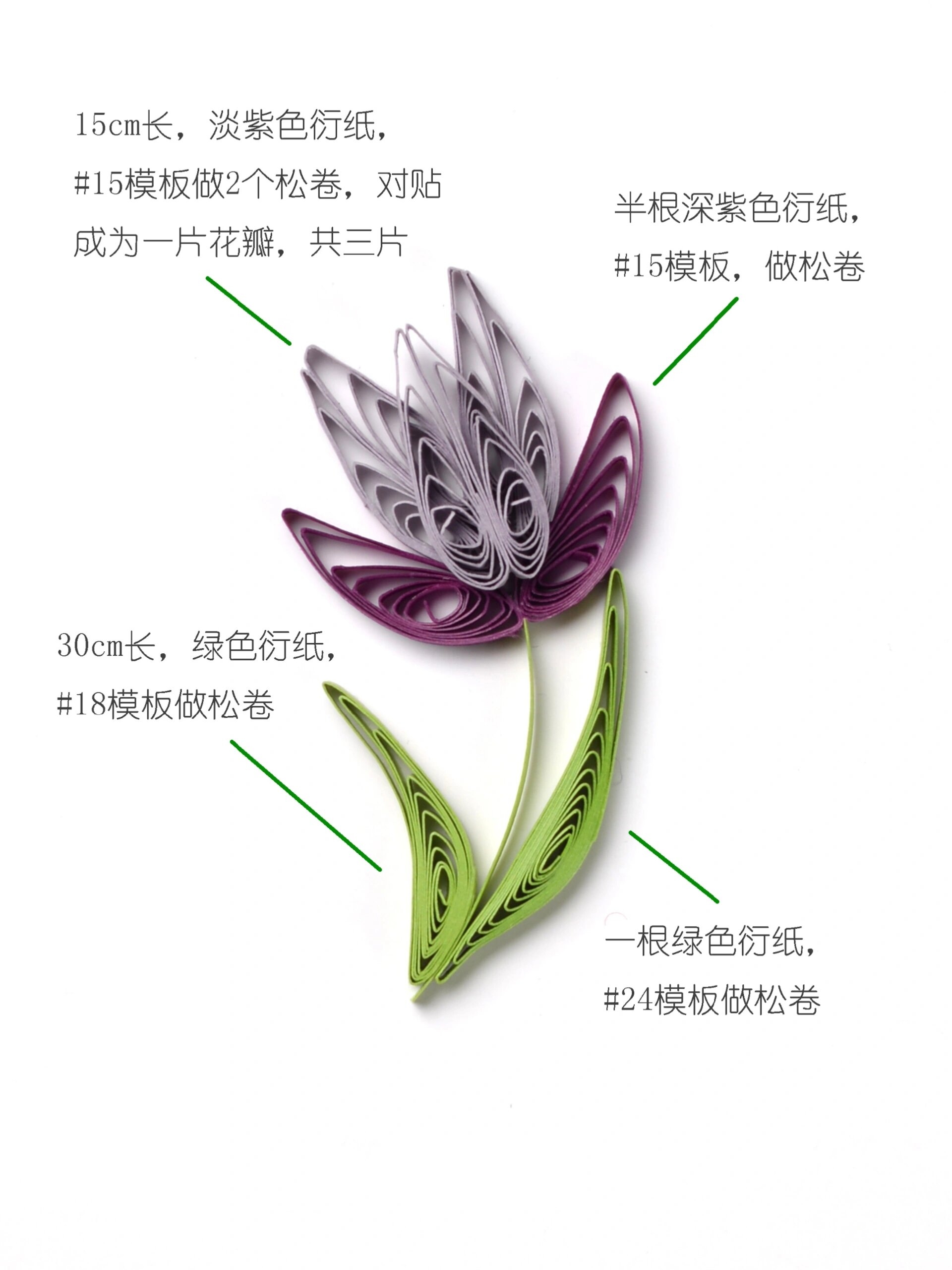 衍纸小花花教程