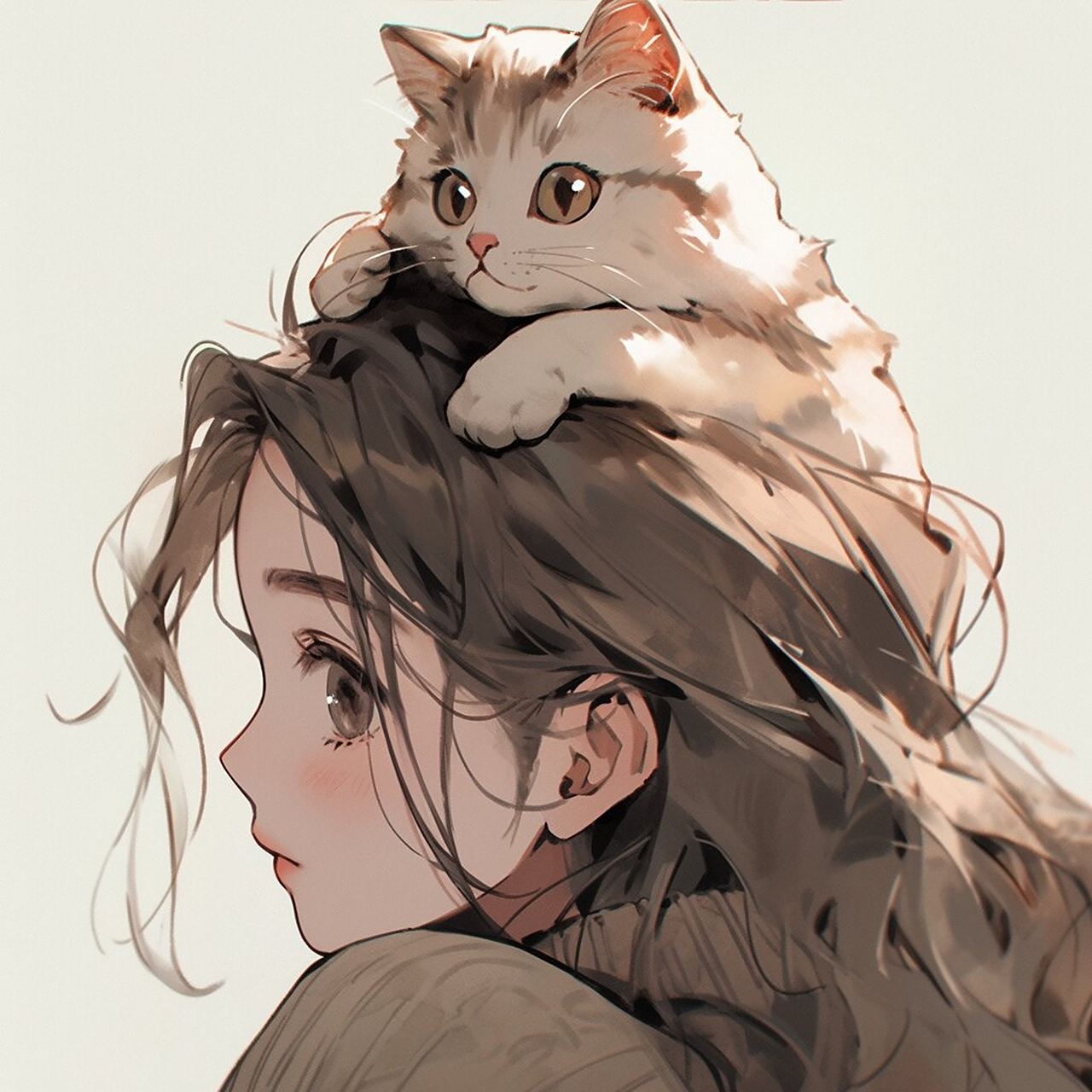 小众审美干净可爱头像 今天的一些作品,适合做微信头像图片,卡通风格