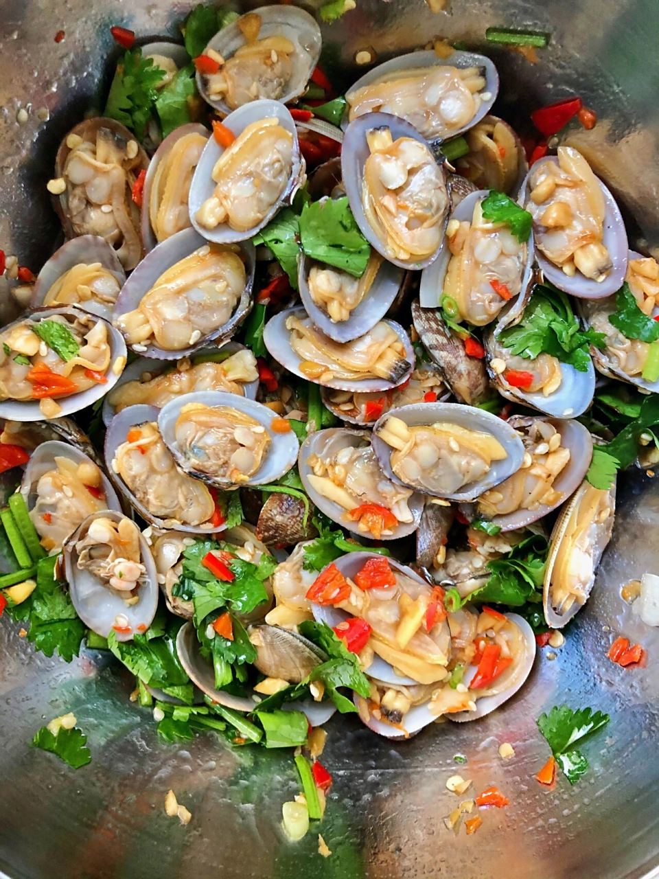 这个捞汁花甲真的具具具好吃91 也很适合手残党做,快学起来中秋