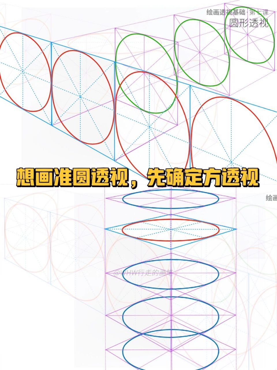 素描圆形的7个步骤图片