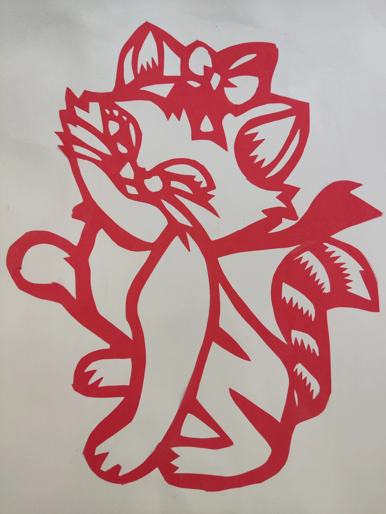 动物系列刻纸素材
