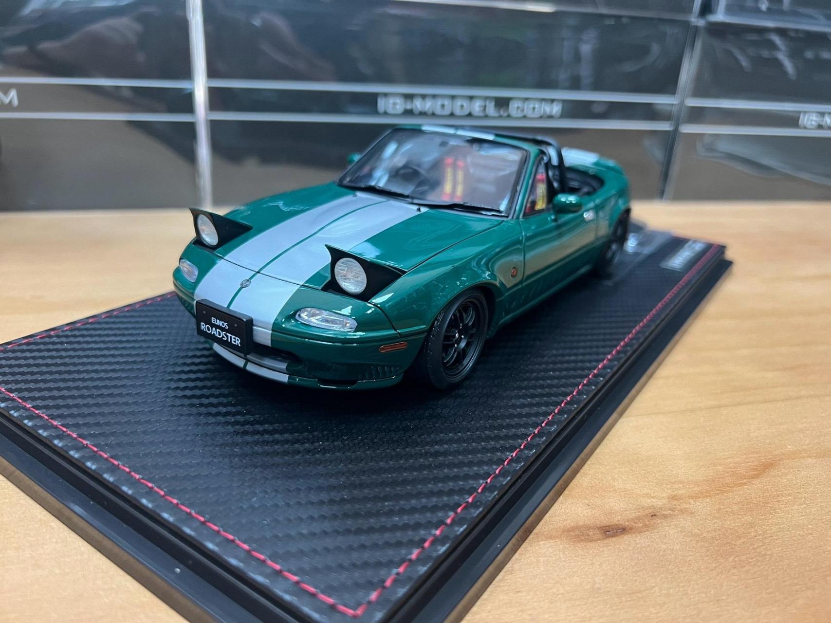 ig 1:18 马自达 eunos roadster (na) 附送b6-ze引