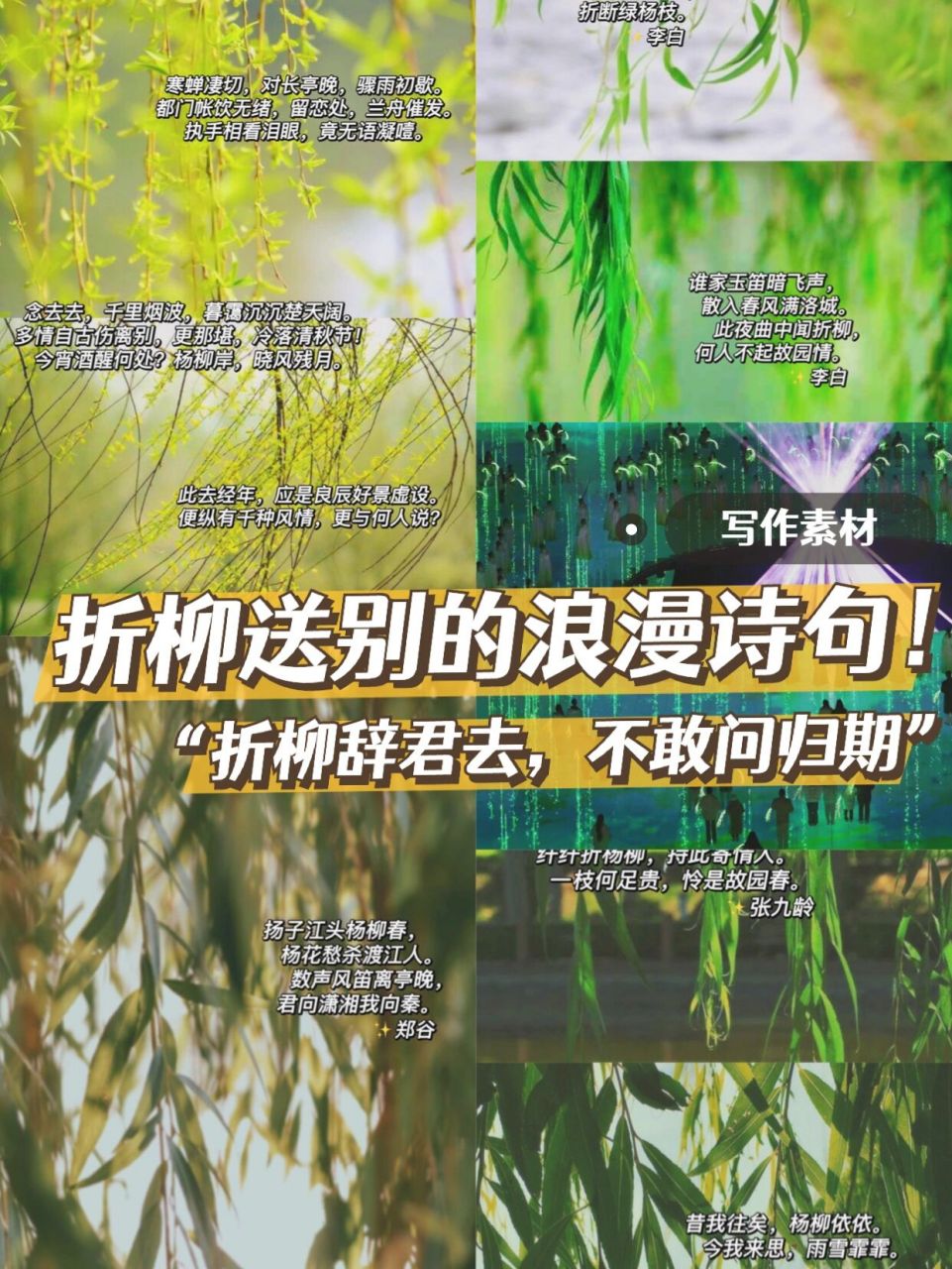 閉幕式折柳送別91那些關於楊柳的唯美詩句 冬奧開幕式與閉幕式的