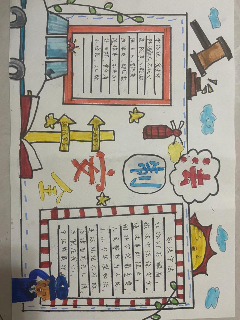 法制安全手抄报 法制安全手抄报