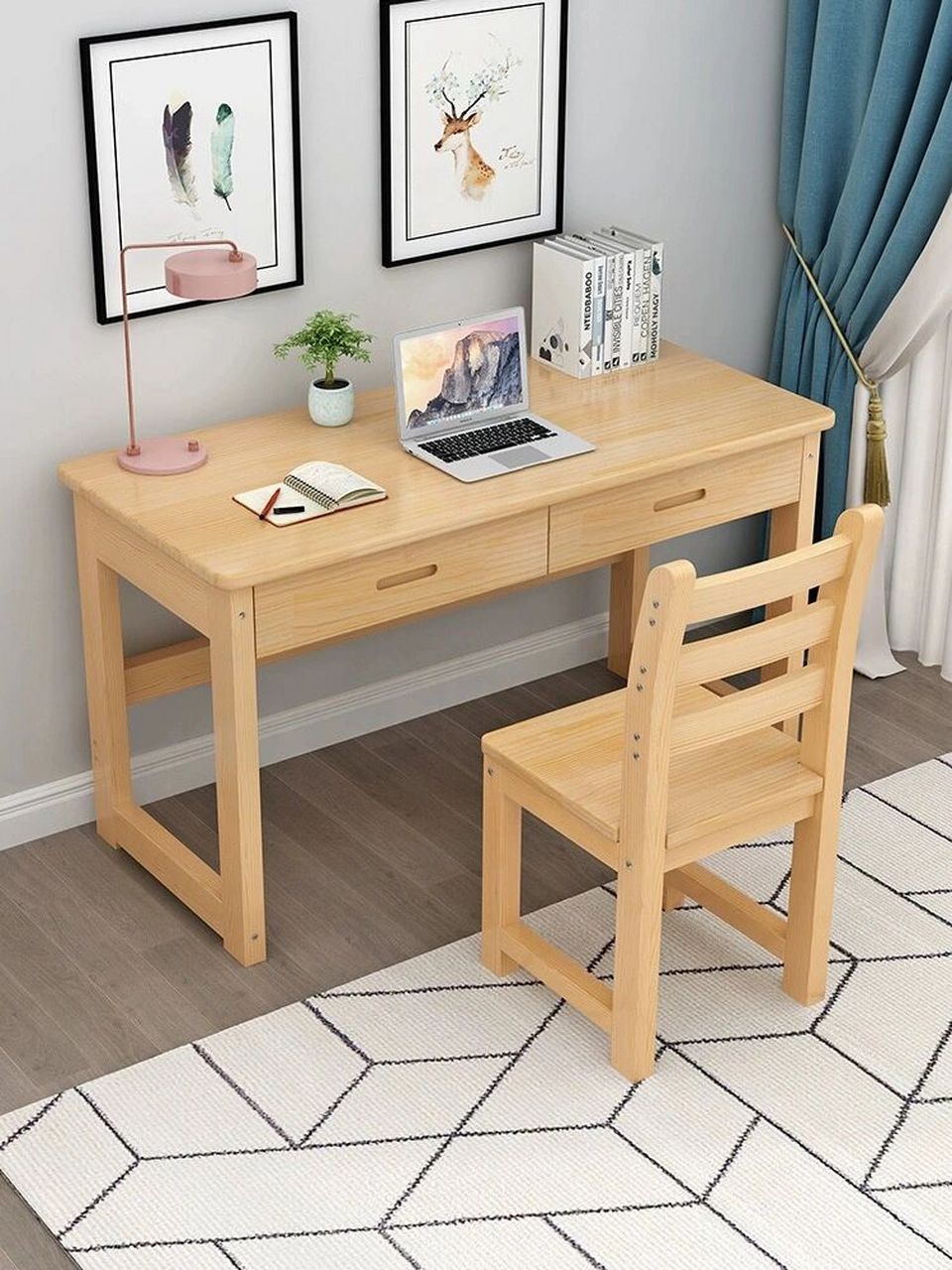 宝子们 这样的书桌怎么延长啊 家里的桌子类似于图上 桌面下面有抽屉