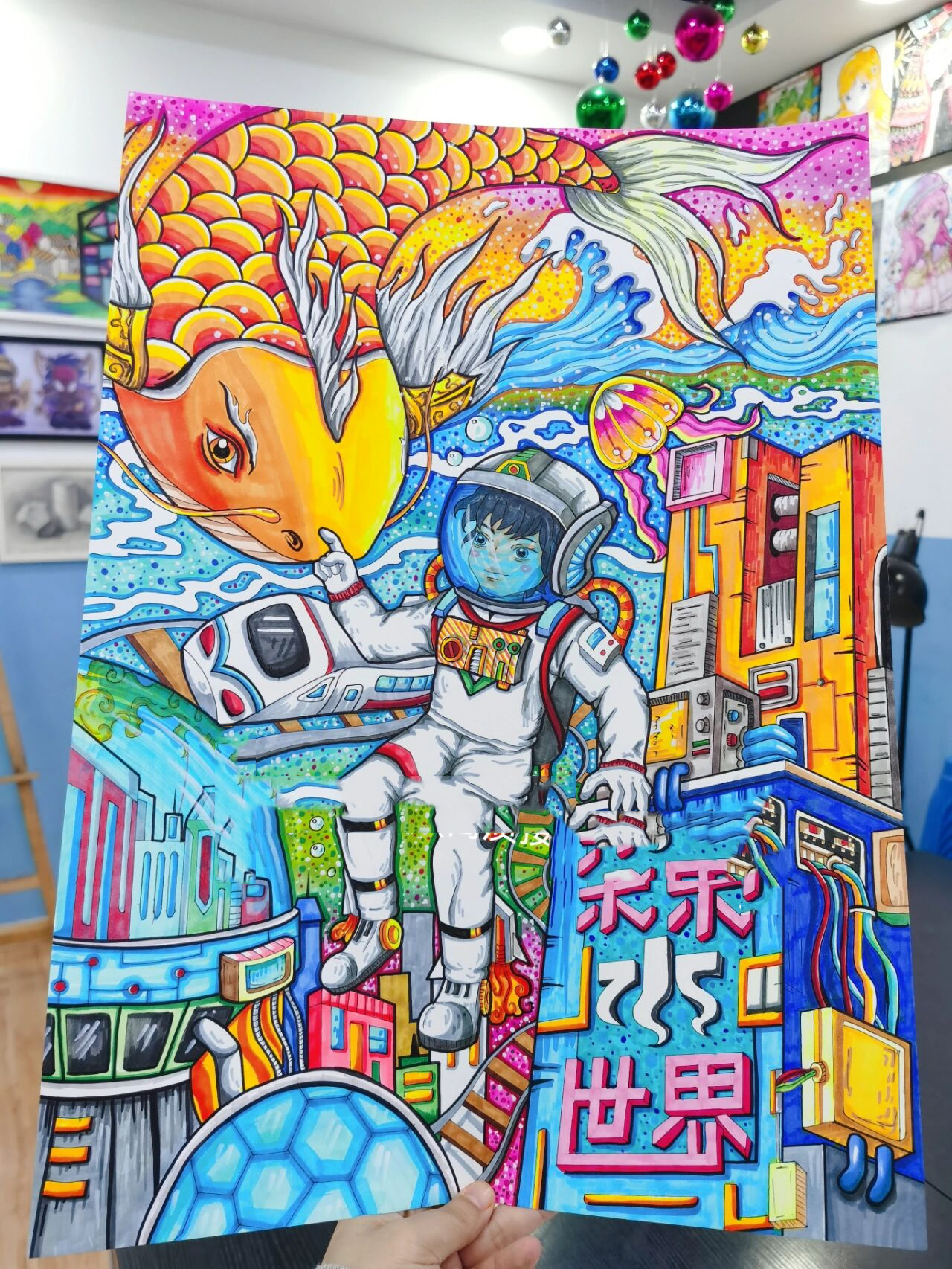 科幻画|海洋净化系列|未来水世界9999