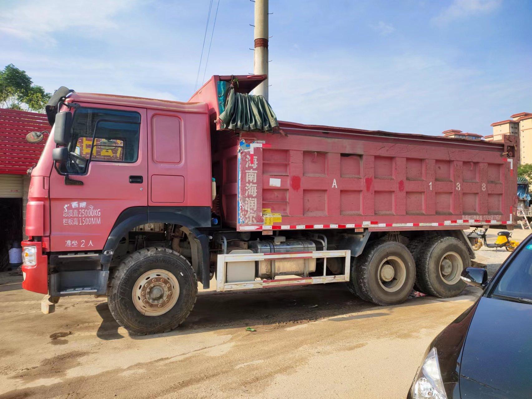 豪沃380马力泥头车