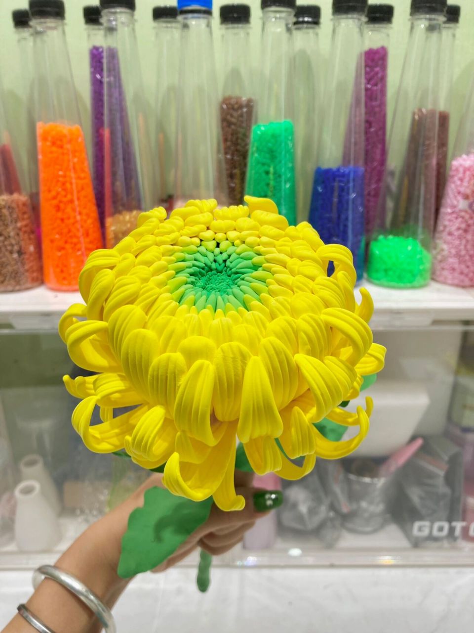 超轻粘土菊花|来自生活的点滴真诚