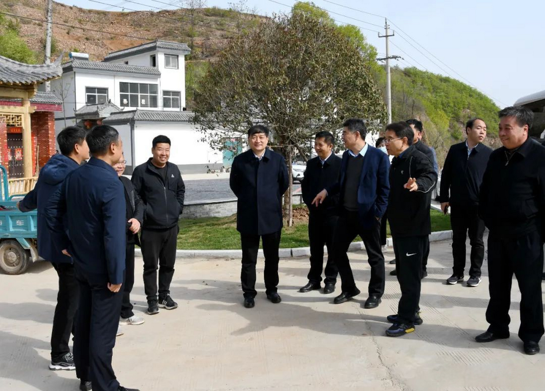 汝阳要闻# 【县委书记赵振峰督导调研"百里画廊"建设工作】4月6日