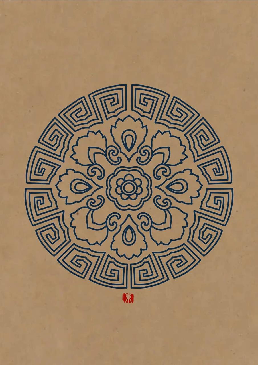 传统图案‖如意纹‖回纹 二零二二年四月十三日   阴 	 ‖如意纹的