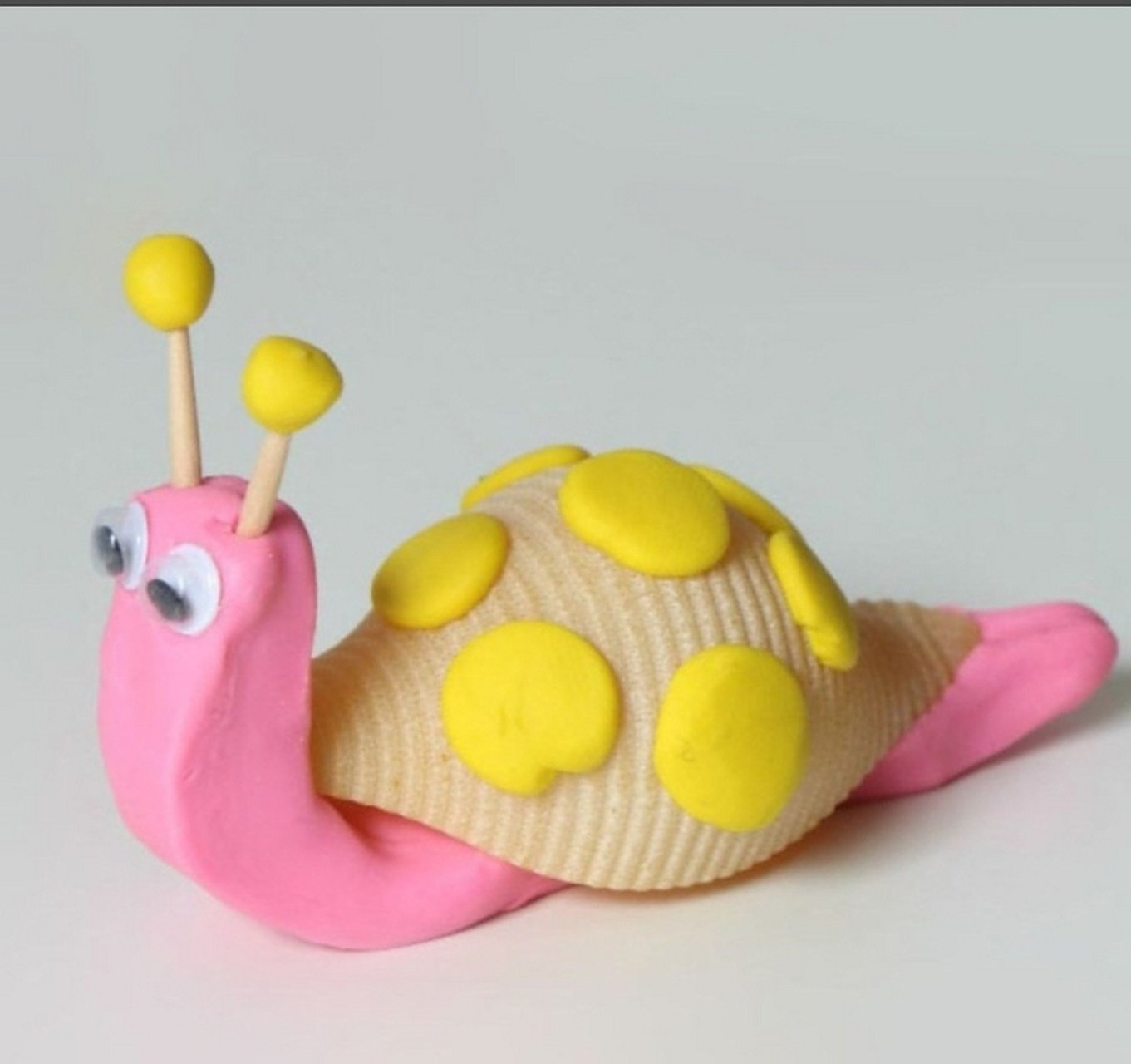 粘土手工蜗牛|昆虫黏土橡皮泥亲子手工diy 我的粘土世界