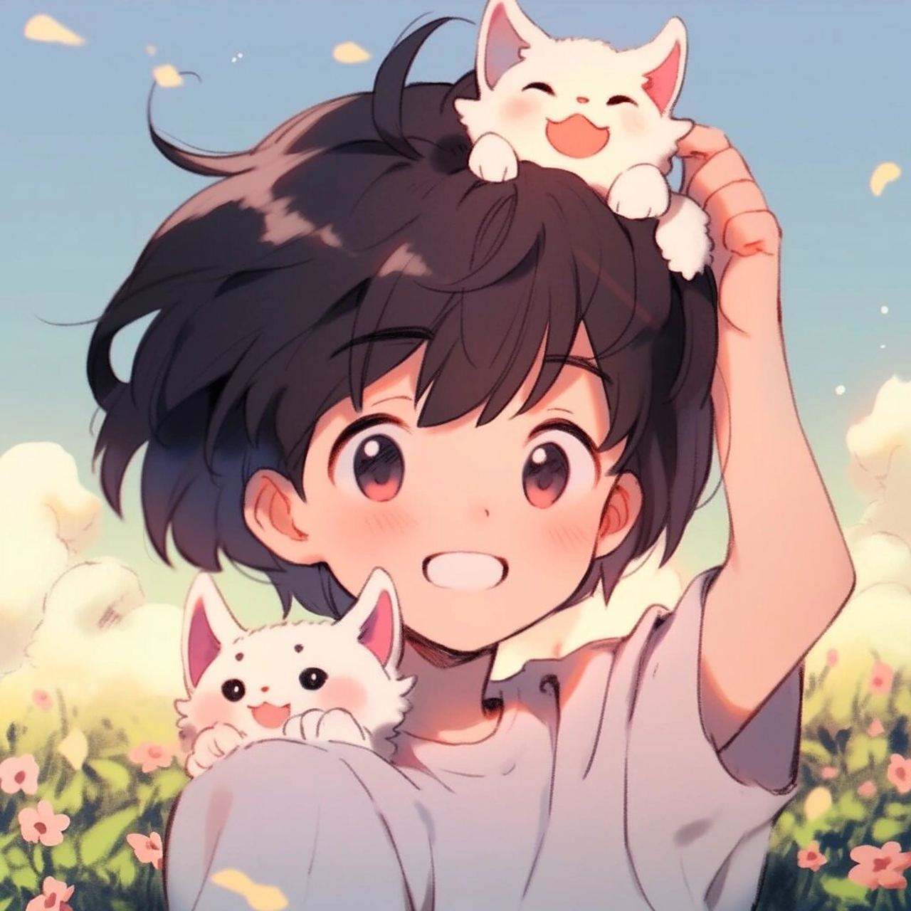 治愈系动漫男生头像