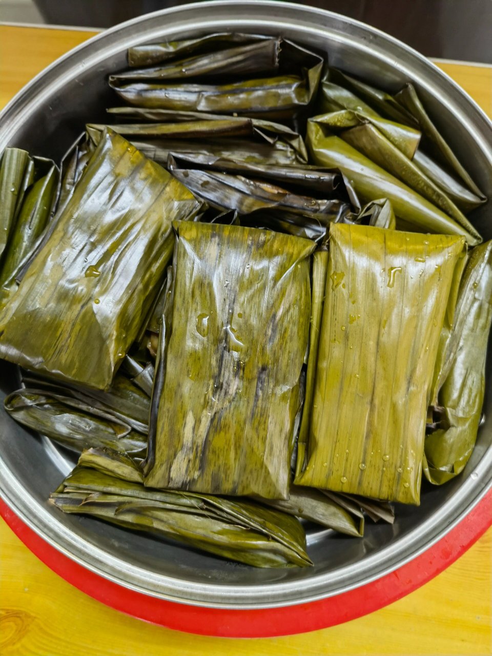 广西特色美食-糍粑(详细配方和制作方法) 又到了做芭蕉叶糍粑的季节了