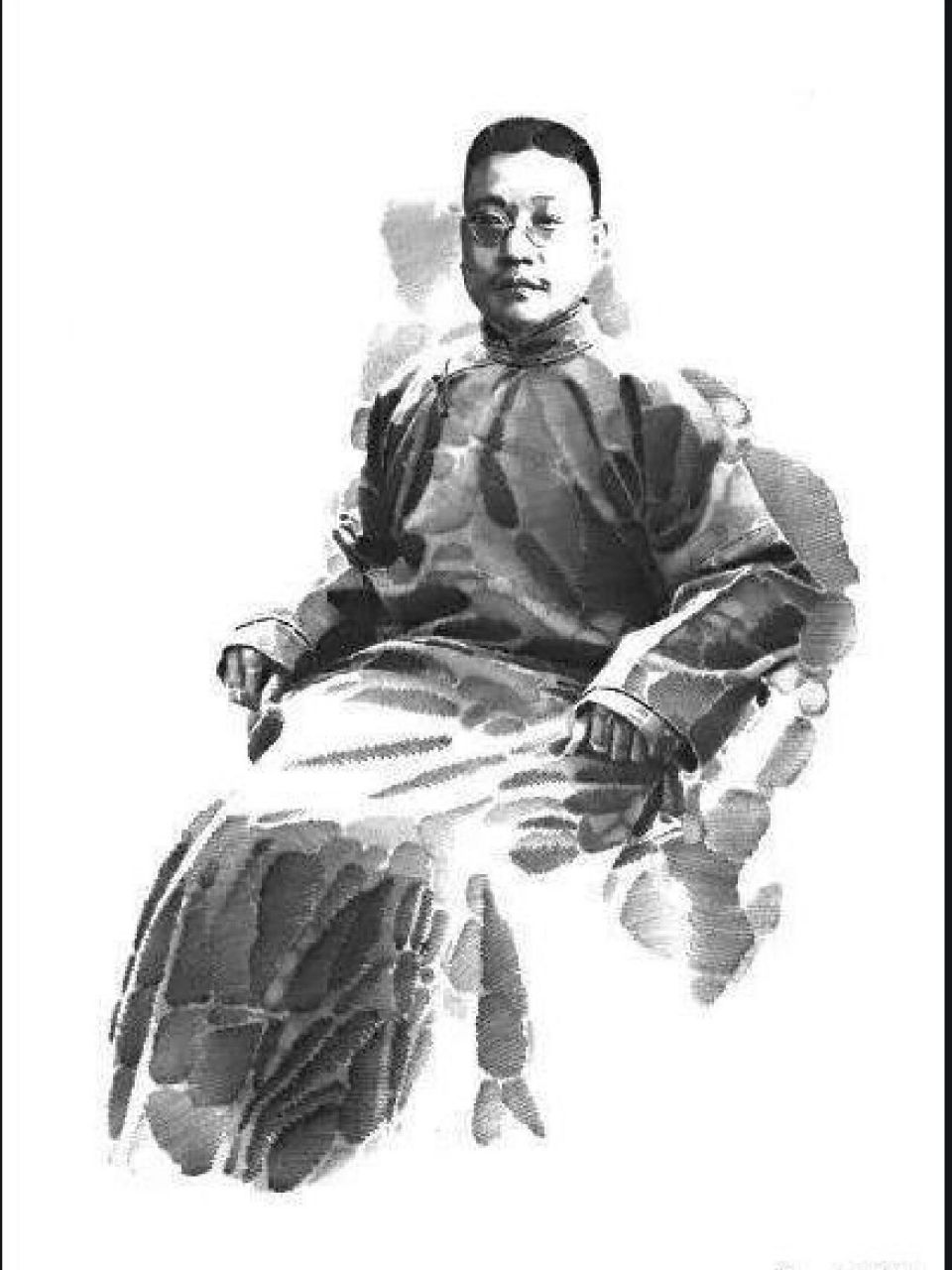 谭延闿是清末高官谭钟麟的儿子,但他的母亲