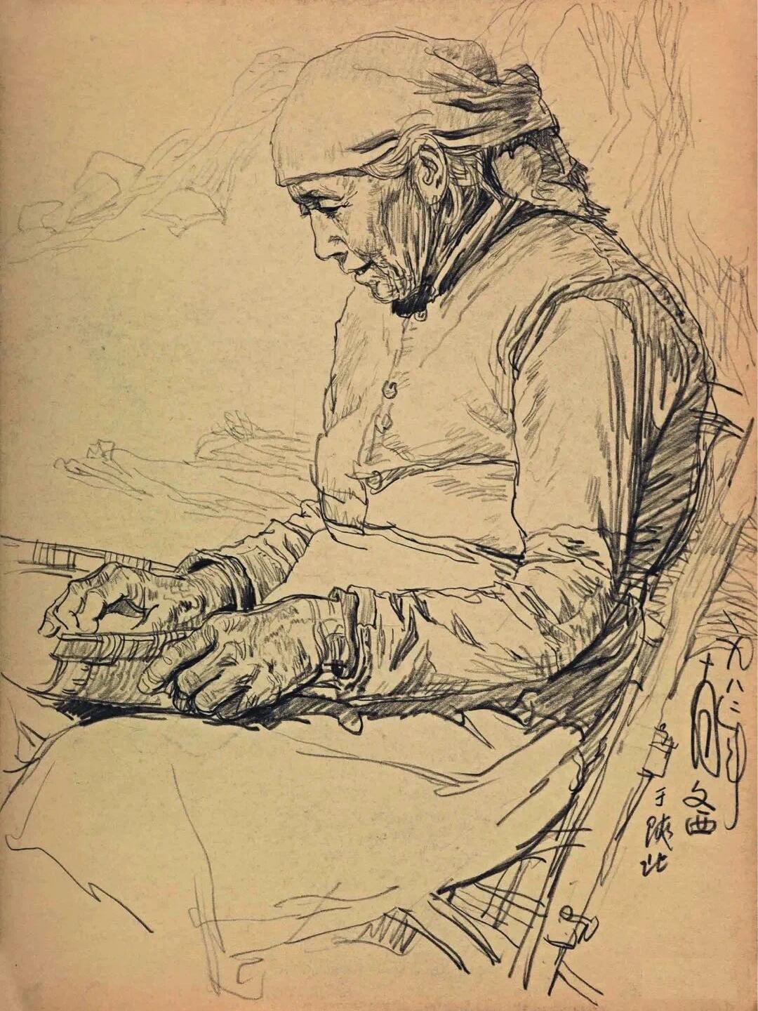 速写线条充满了力量