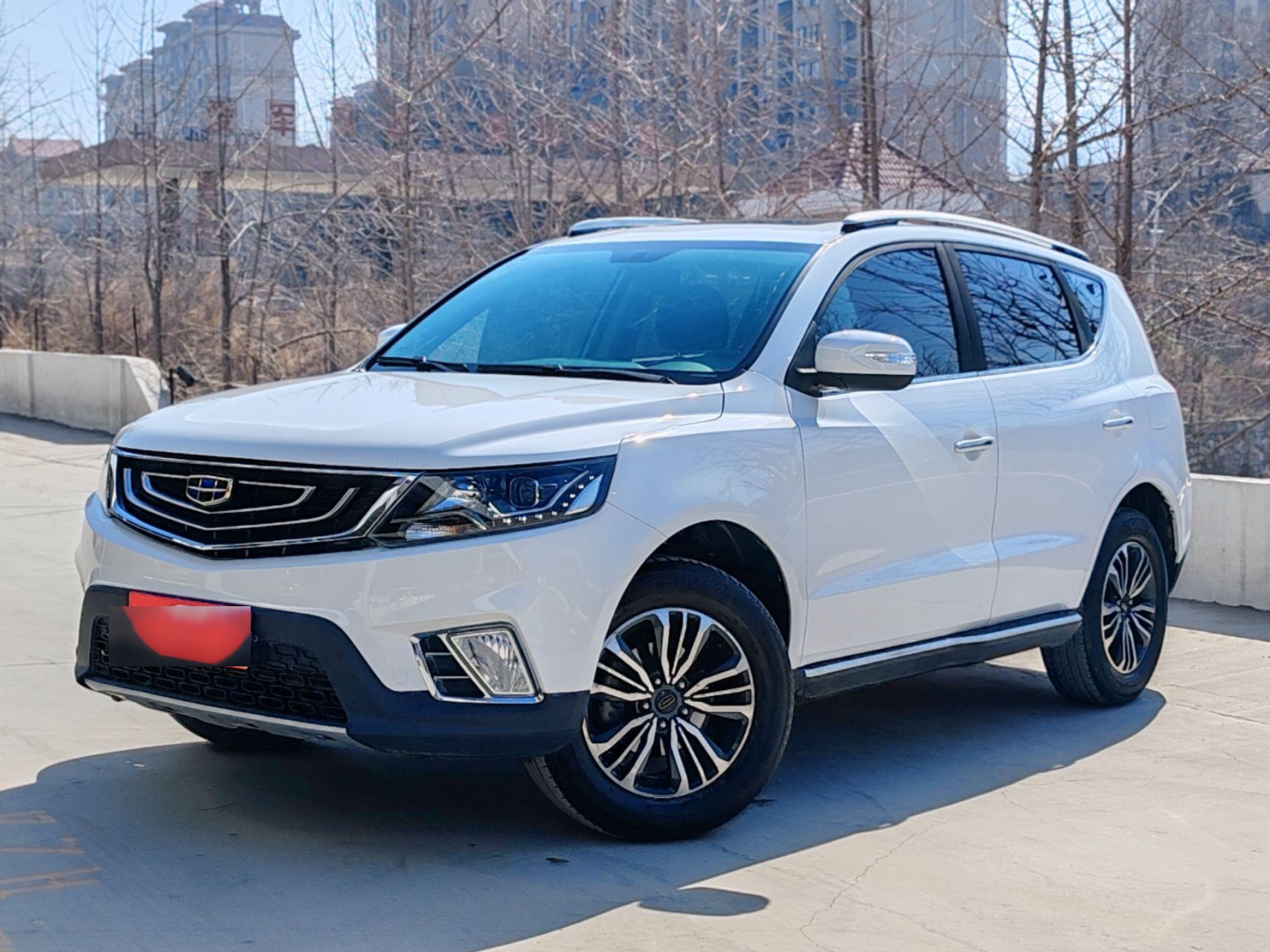 准18年烟台本地私家一手吉利远景x6,1.