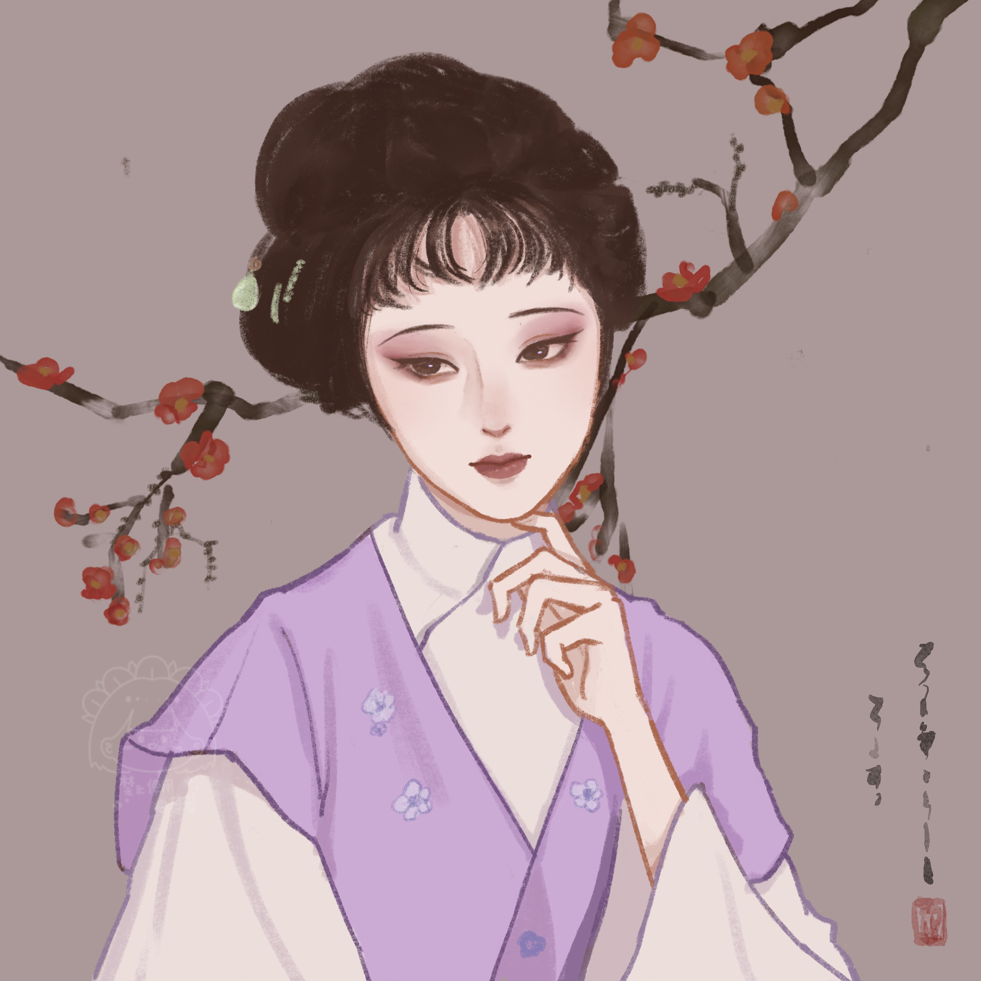 板绘|红楼梦·黛玉