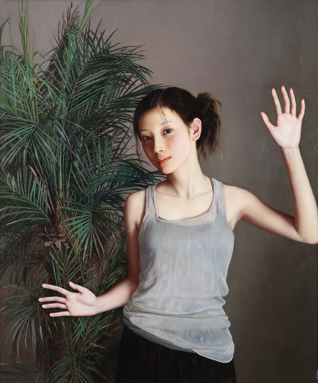 画家李贵君人物油画