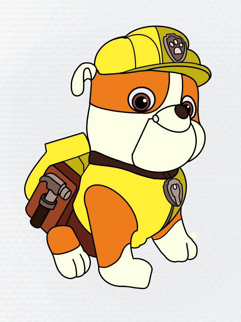 2汪汪队立大功小砾狗狗原创手绘教程分享 汪汪队立大功小砾狗狗原创