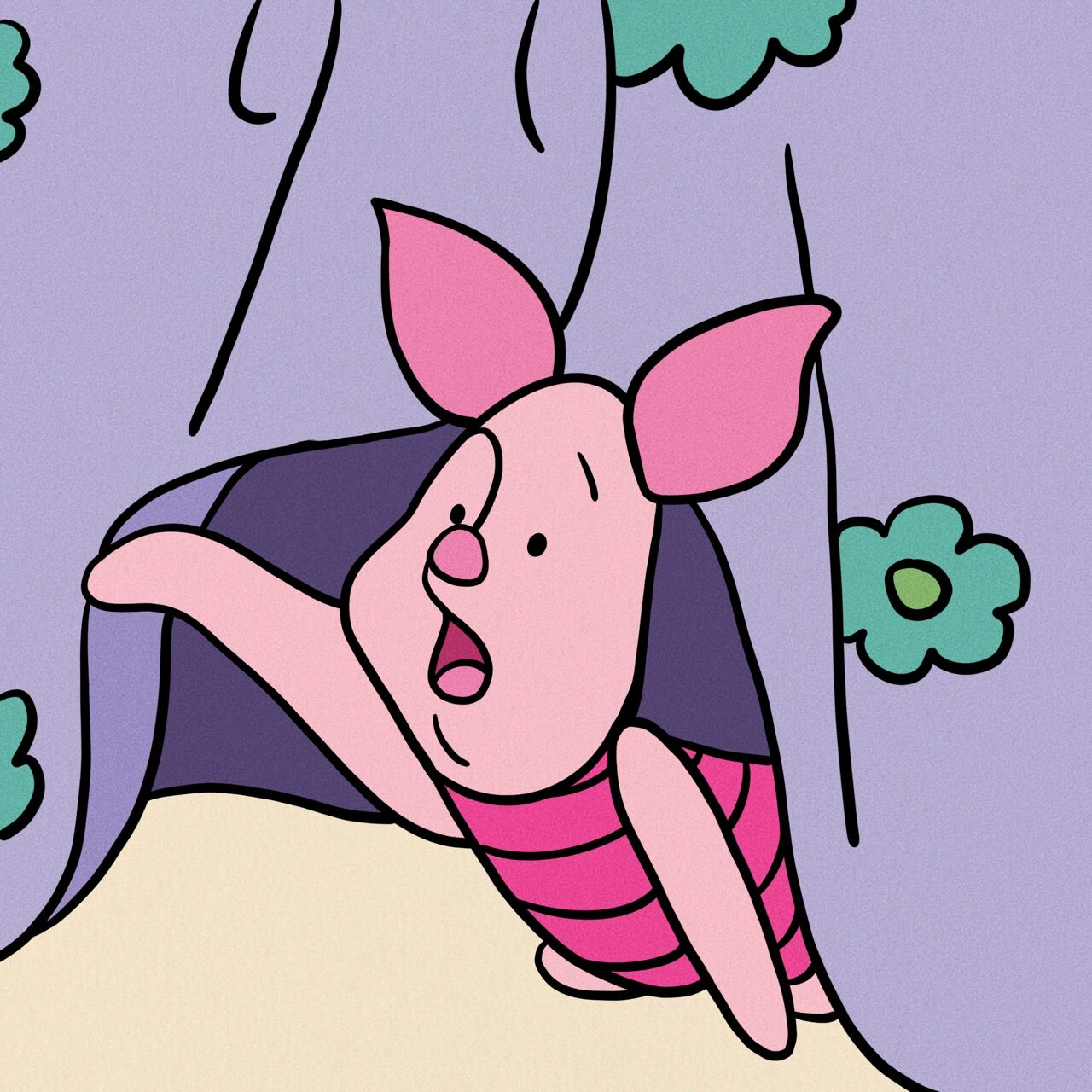 百亩森林最可爱的小猪95|winnie系列头像93 piglet:oh dear dear