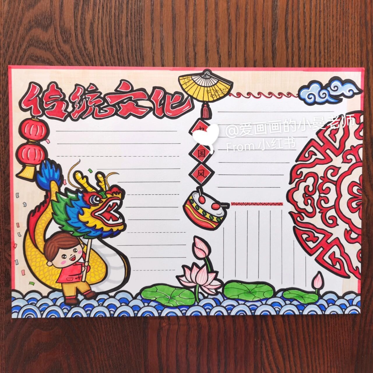 no36|手抄报——传统文化 弘扬中国文化 用于网络发布请,谢谢合作