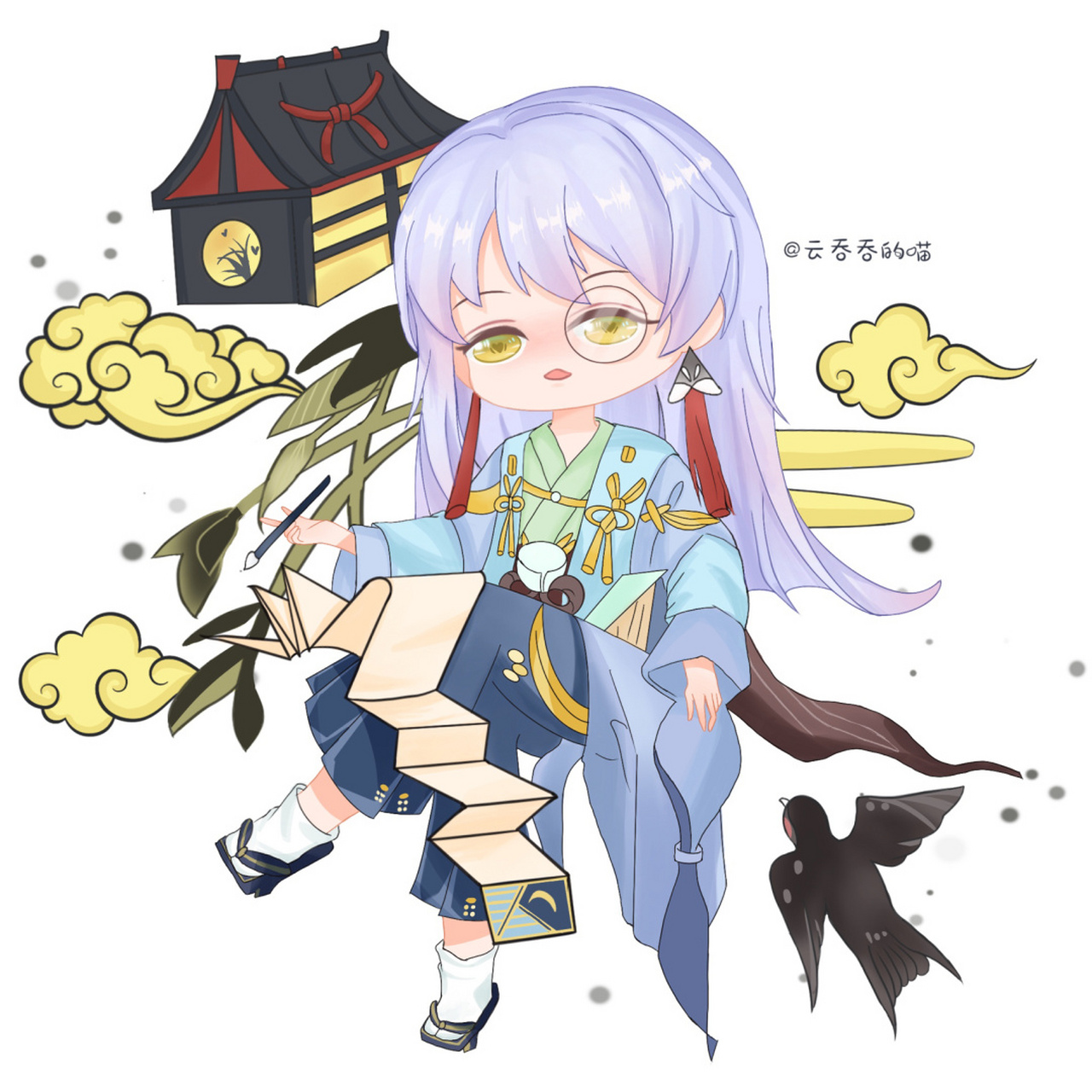 procreate丨阴阳师丨书翁 94软件:procreate 94工具:ipad pro2020