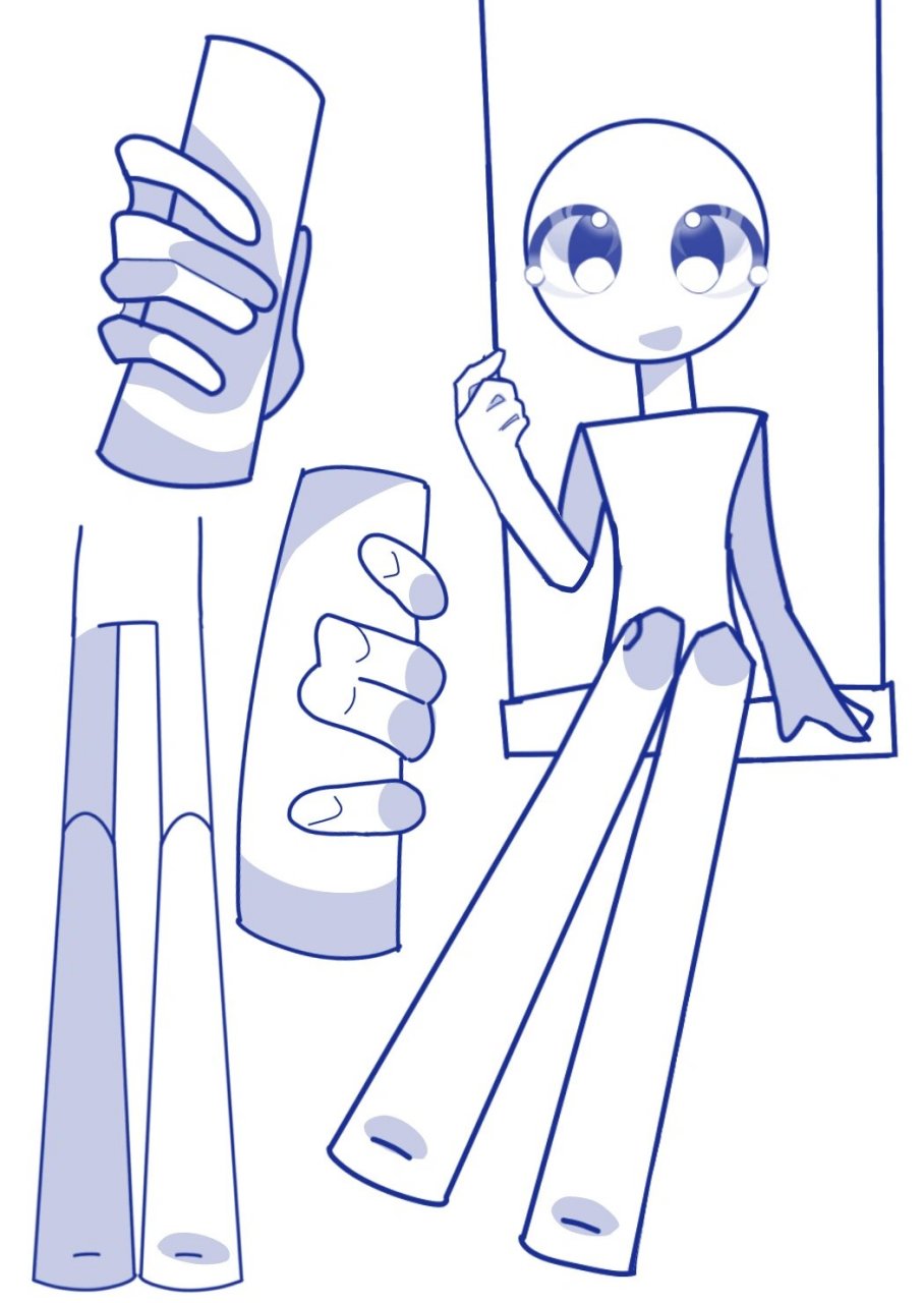 柴体模板 可以描,不用艾特我