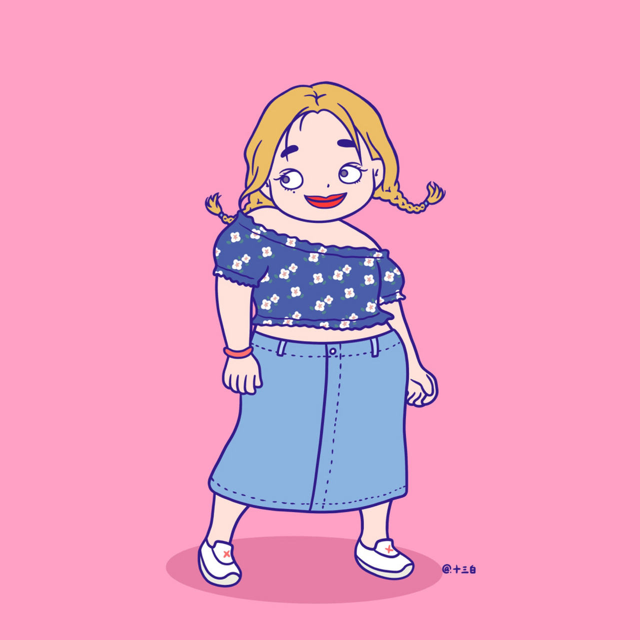 穿搭插画 角色设计 #我是原创插画师