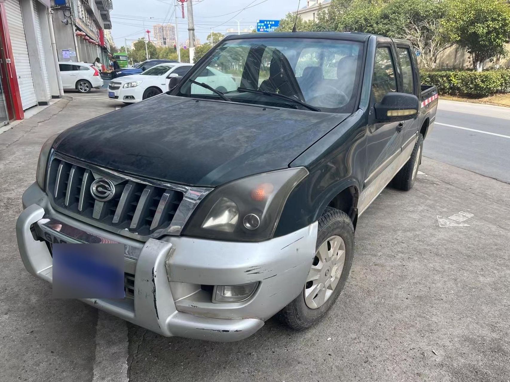 14年吉奥皮卡,工地神车