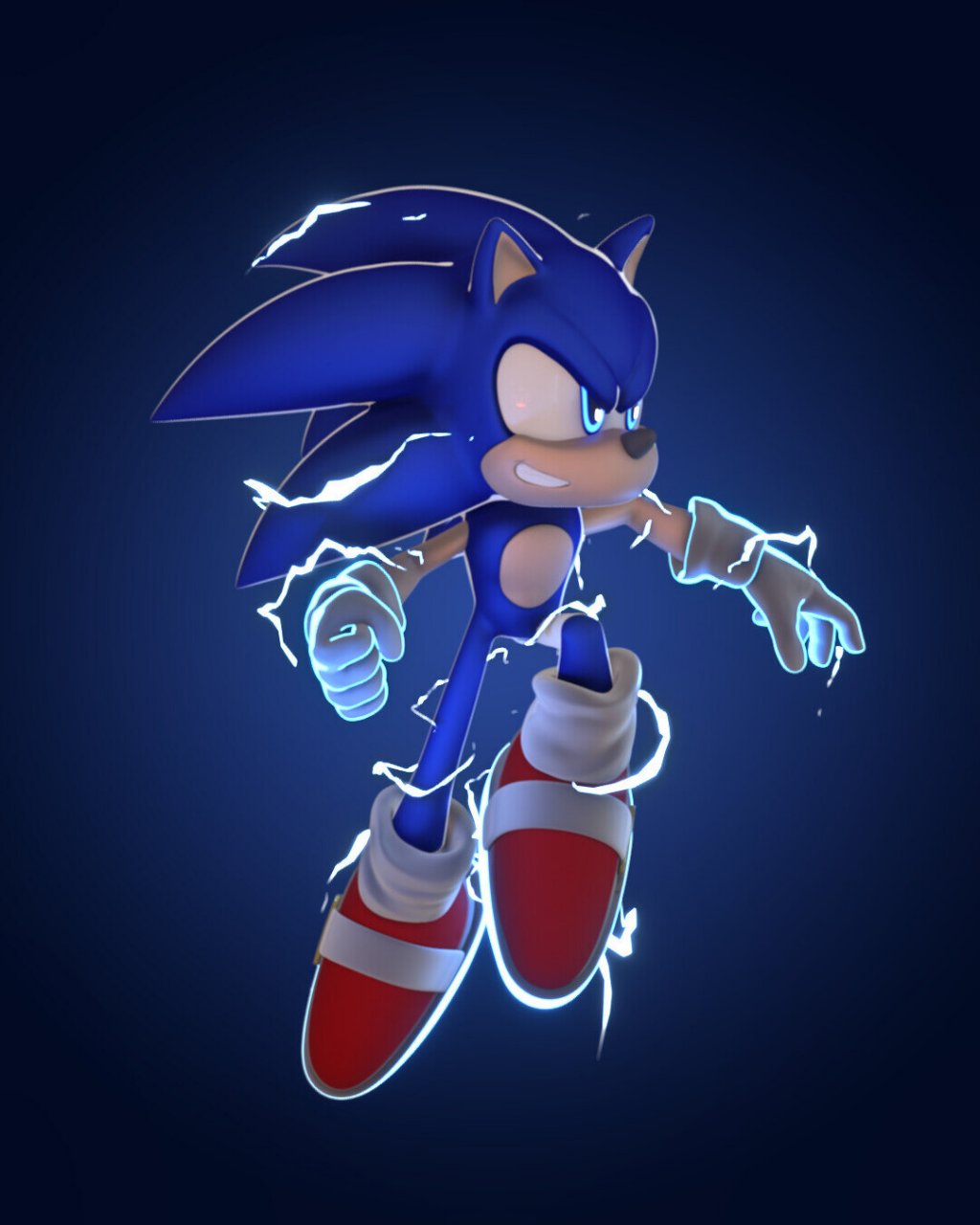 我是索尼克,一个充满超能量的蓝色小不点,从头到脚帅到爆,为了拯救我