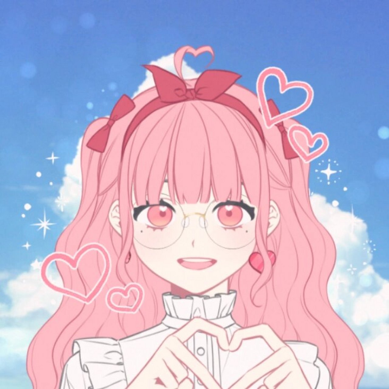 朝气蓬勃,充满活力,干净女头像