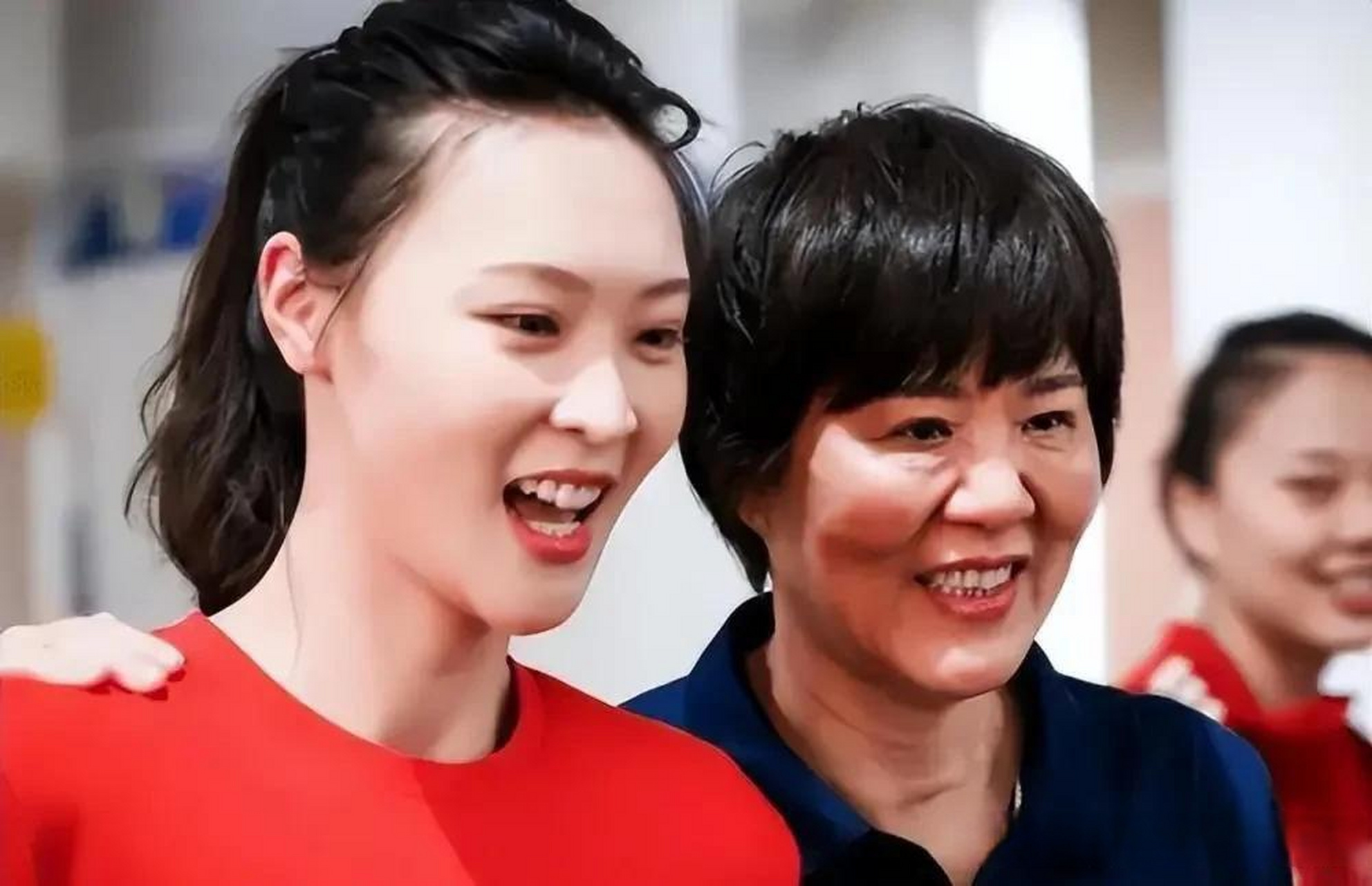 如果说朱婷是我们女排的火力之源,那么惠若琪则是我们队伍中最出色的