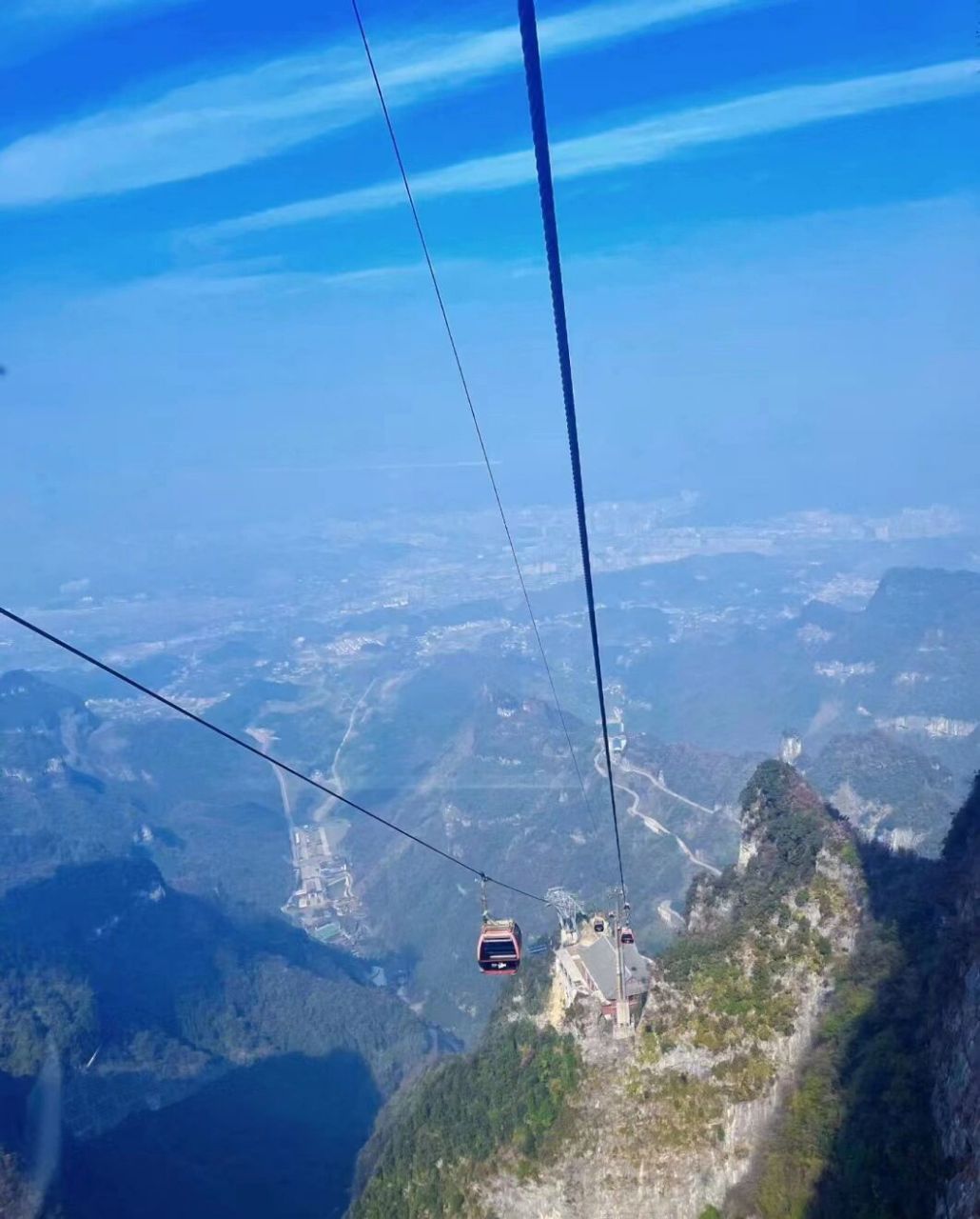 天门山索道a线最难抢!