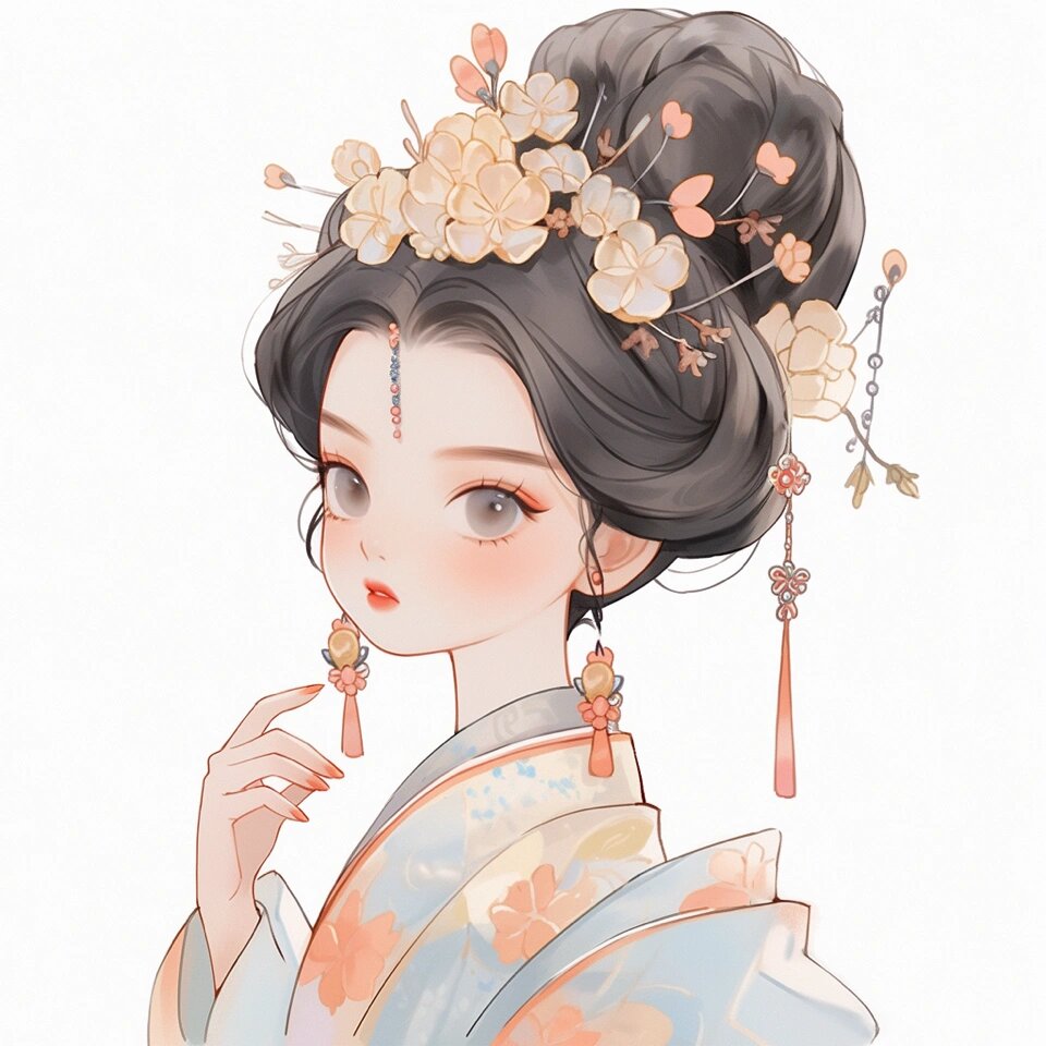 古风q版头像|燕临说:宁宁,别去送我01 最近看宁安如梦有点上头,来