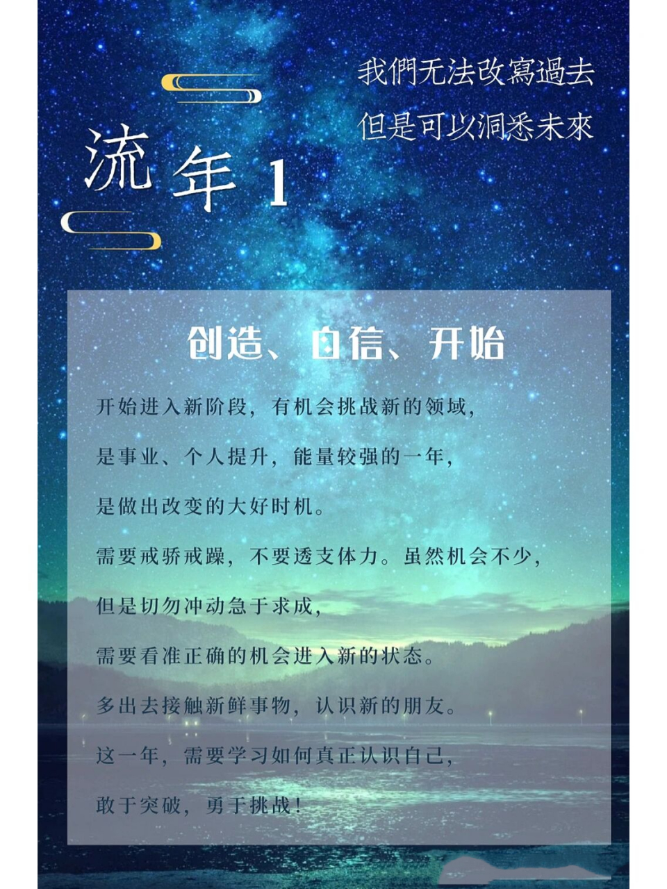 流年是指一个人在某个年份的运势和能量状态.