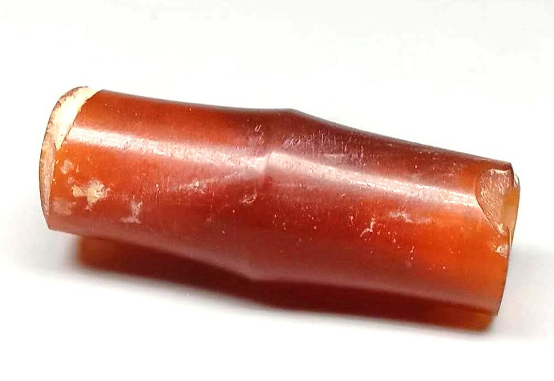 战国的玛瑙竹节管,比西周的艳丽含蓄多了!