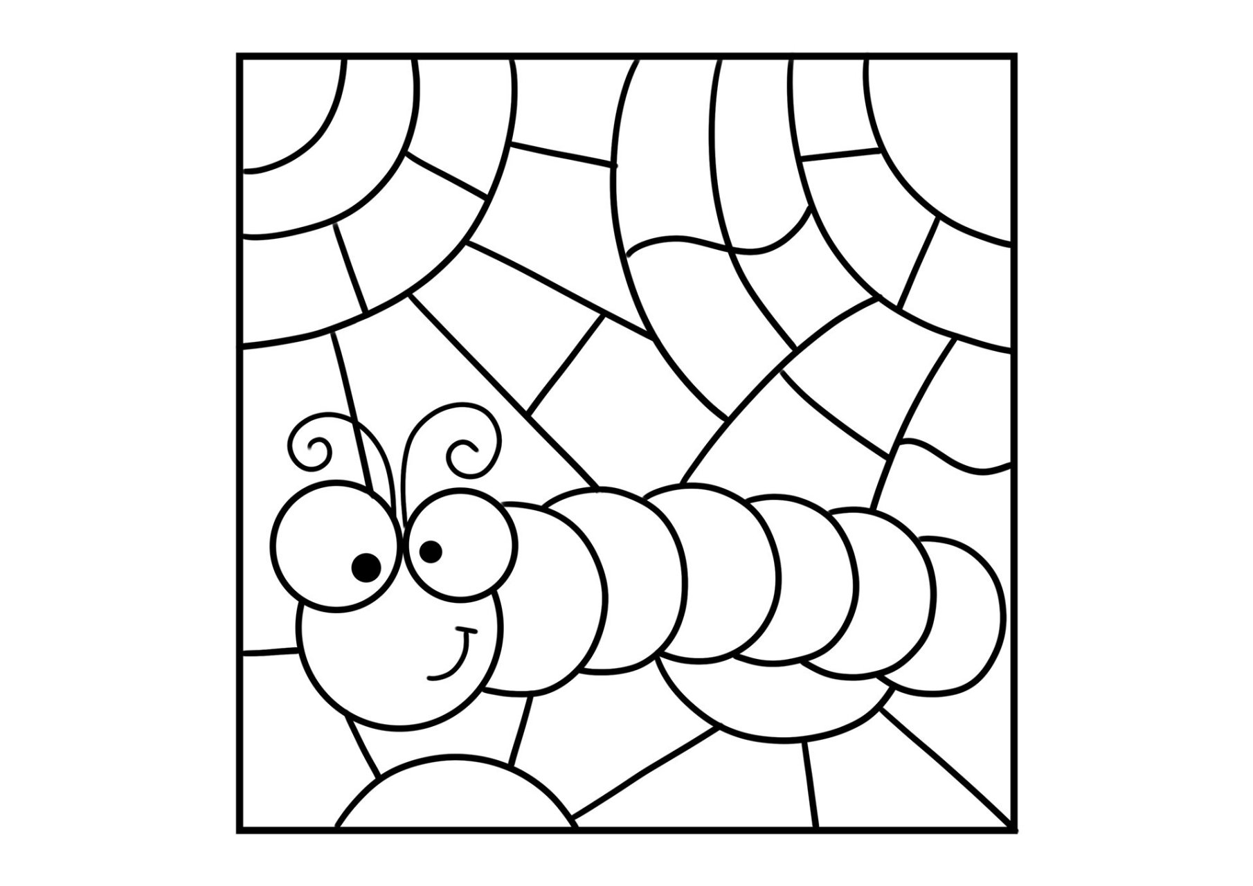 海洋小动物格子画 可打印素材哦!