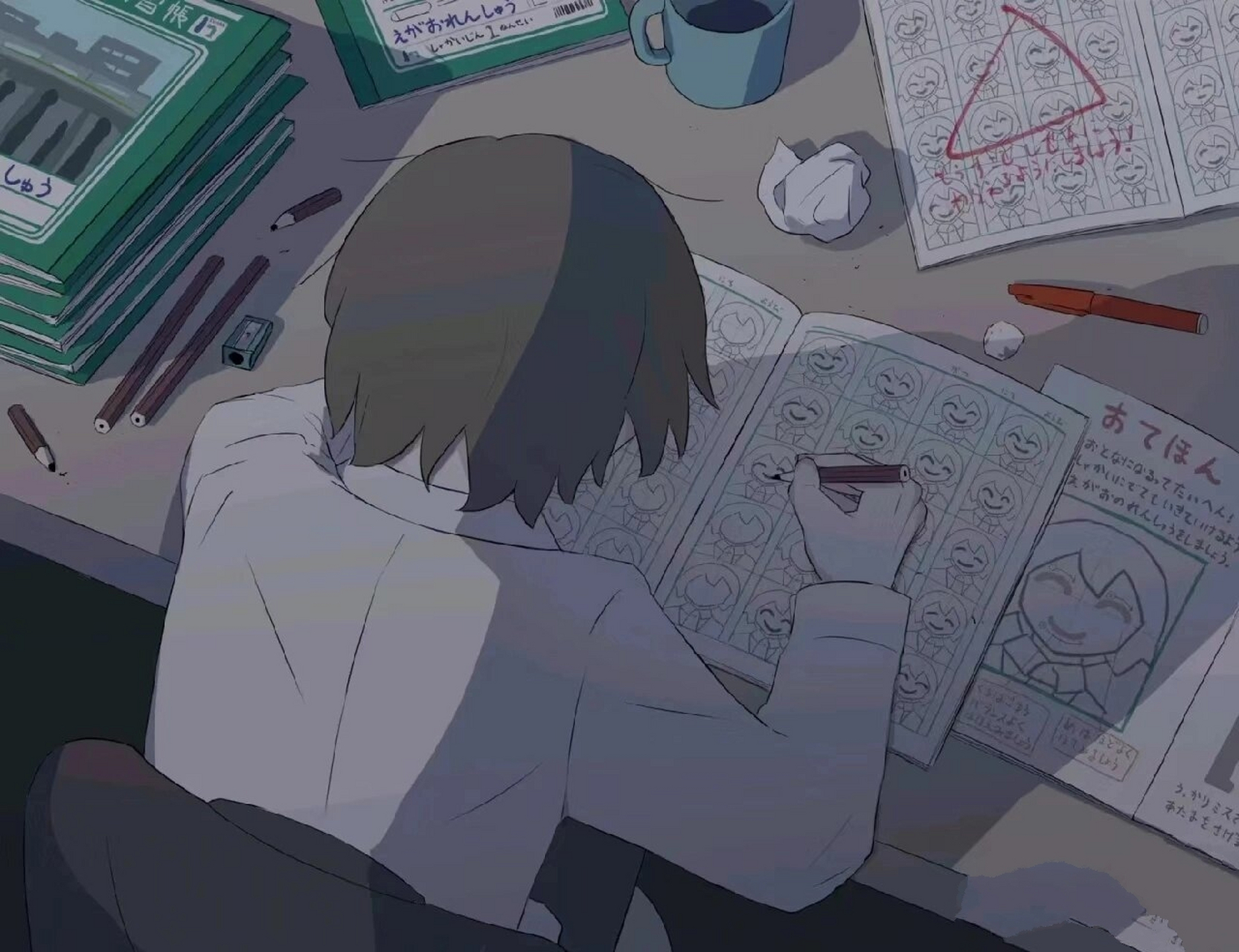 抑郁系插图 愿你看不懂这些