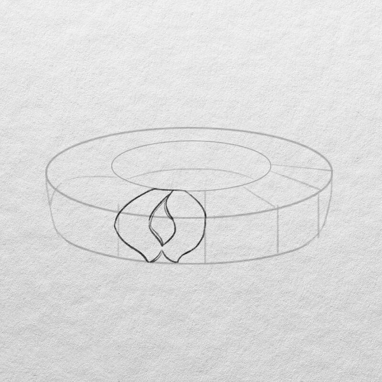 简笔画教程-杭州亚运会大莲花 杭州亚运会场馆的俯视图～后续会出一个