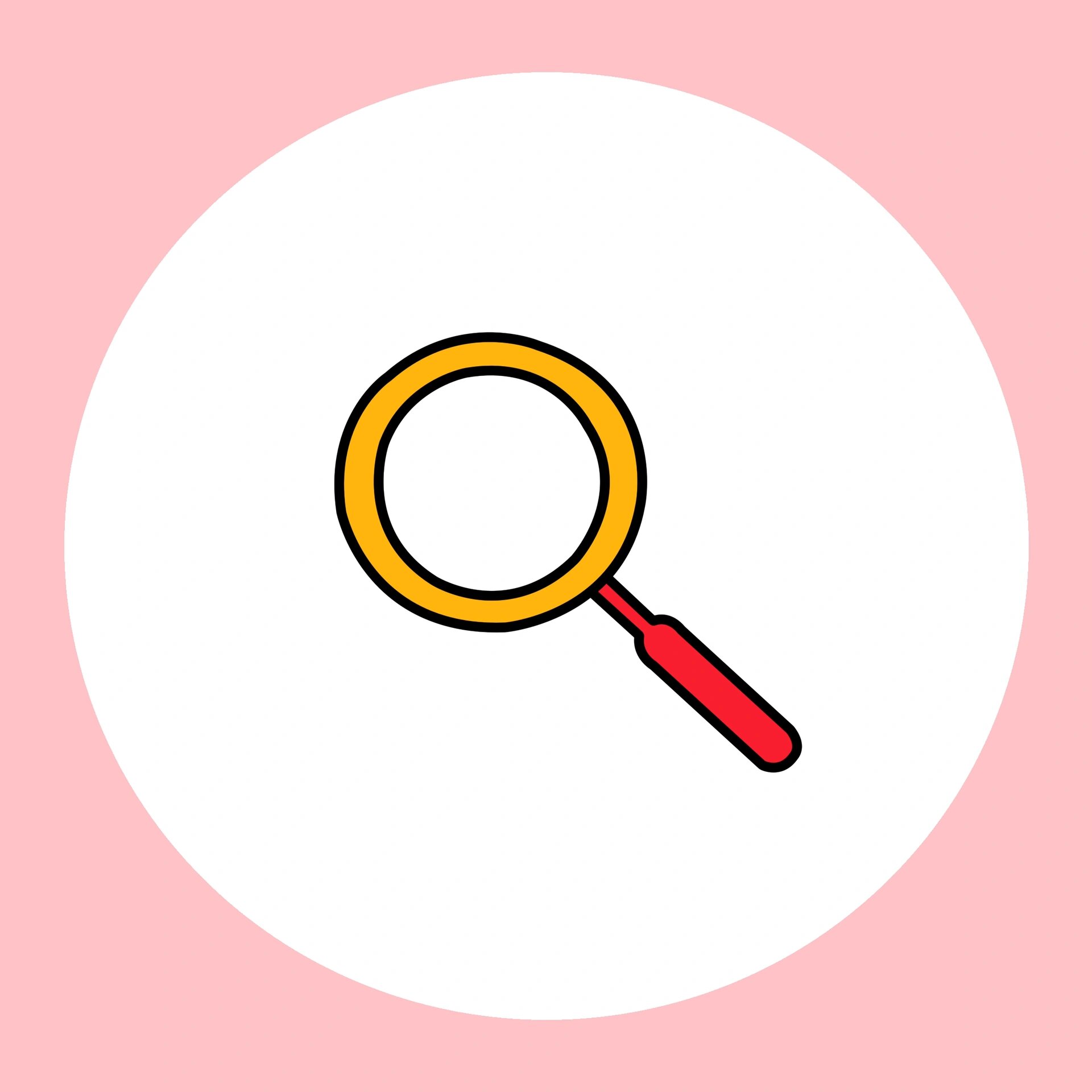 简笔画教程分享-文貝系列(放大镜) 简笔画教程分享-文貝系列(放大镜)