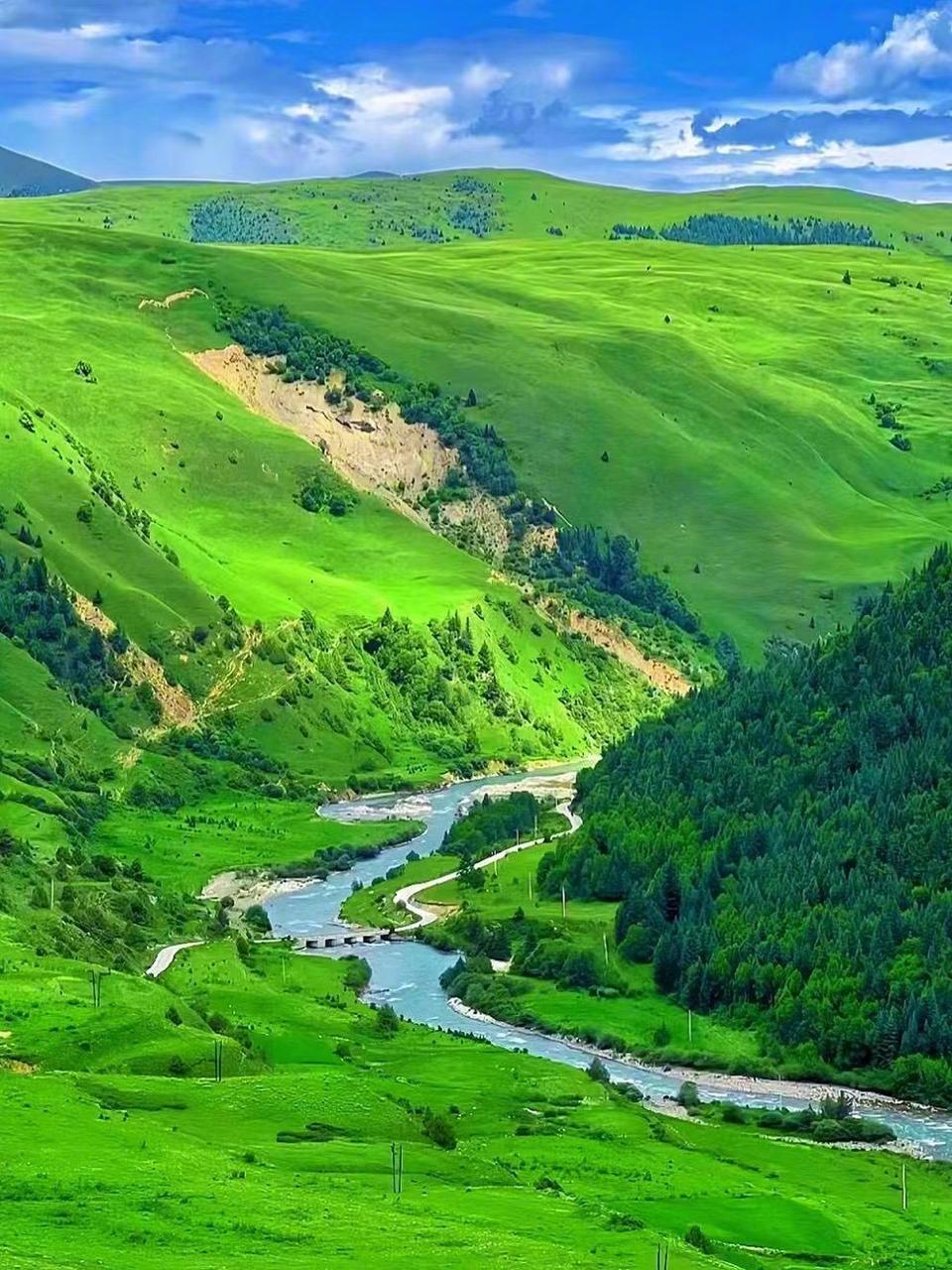 美图种草# 反向旅游之新疆新源县,不输#阿勒泰# !