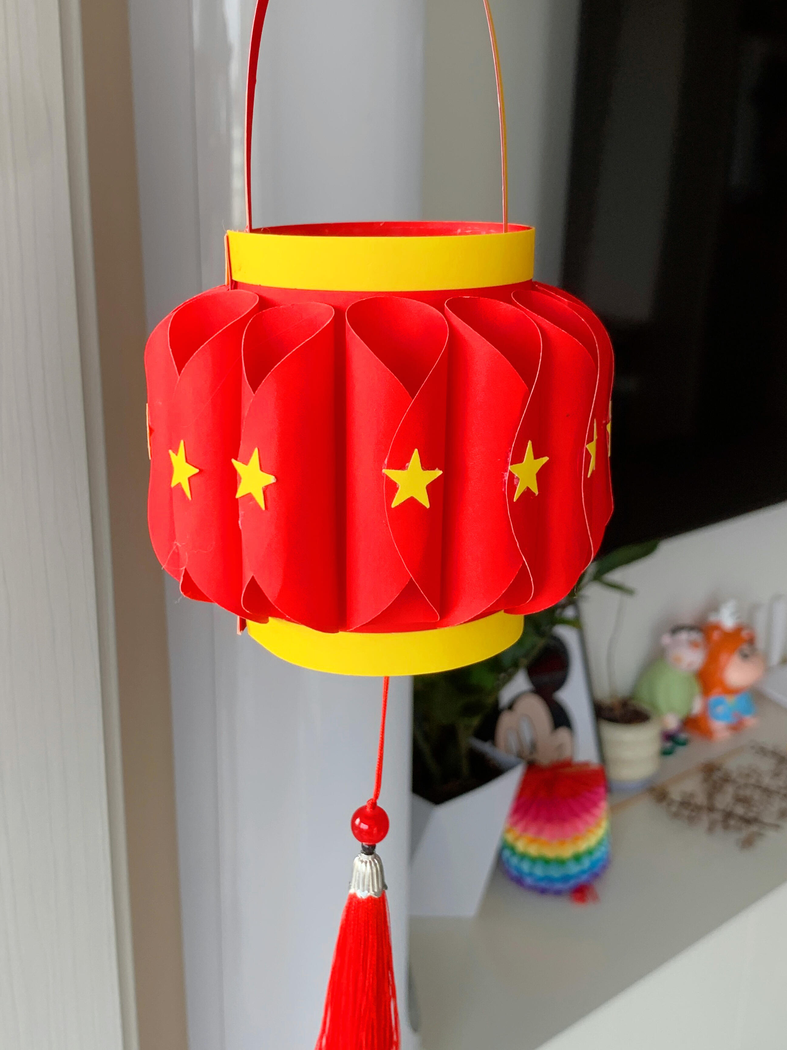 超美的新年灯笼,简单易做,假期带孩子一起