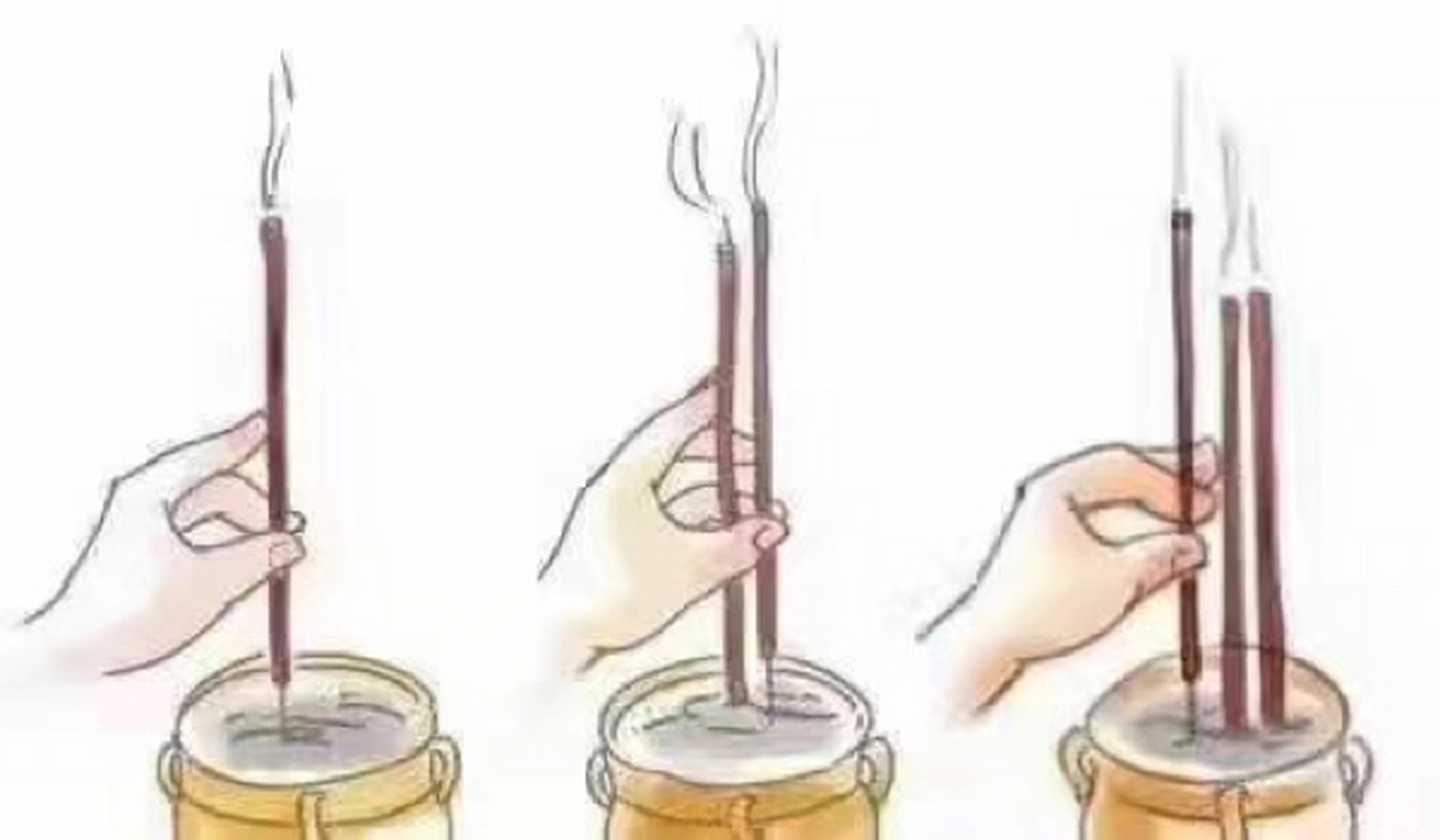 过年上香保佑一年平安 上香方法注意事项 上香方法: 1.