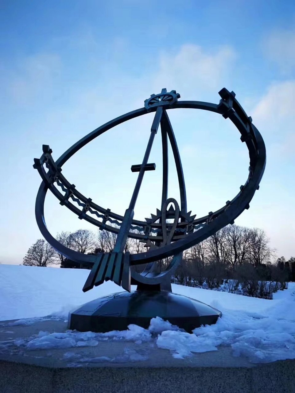 2018年12月 挪威.奥斯陆.维格兰雕塑公园 维格兰雕塑公园,集中突出一