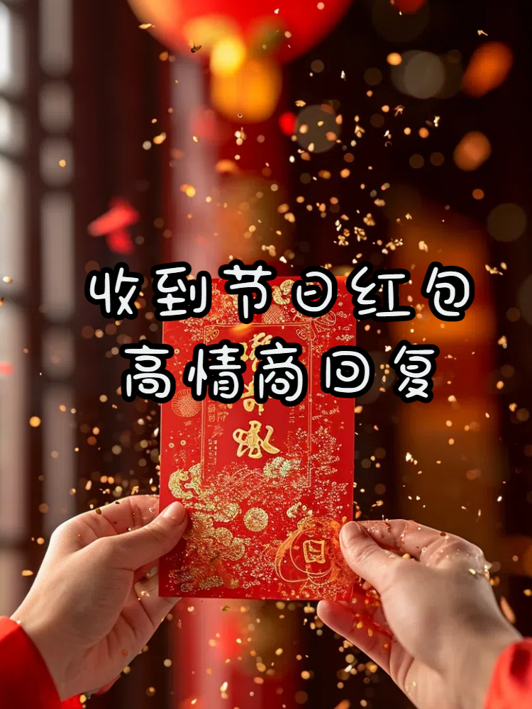收到节日红包高情商回复 这里是关于收到节日红包高情商回复的一篇