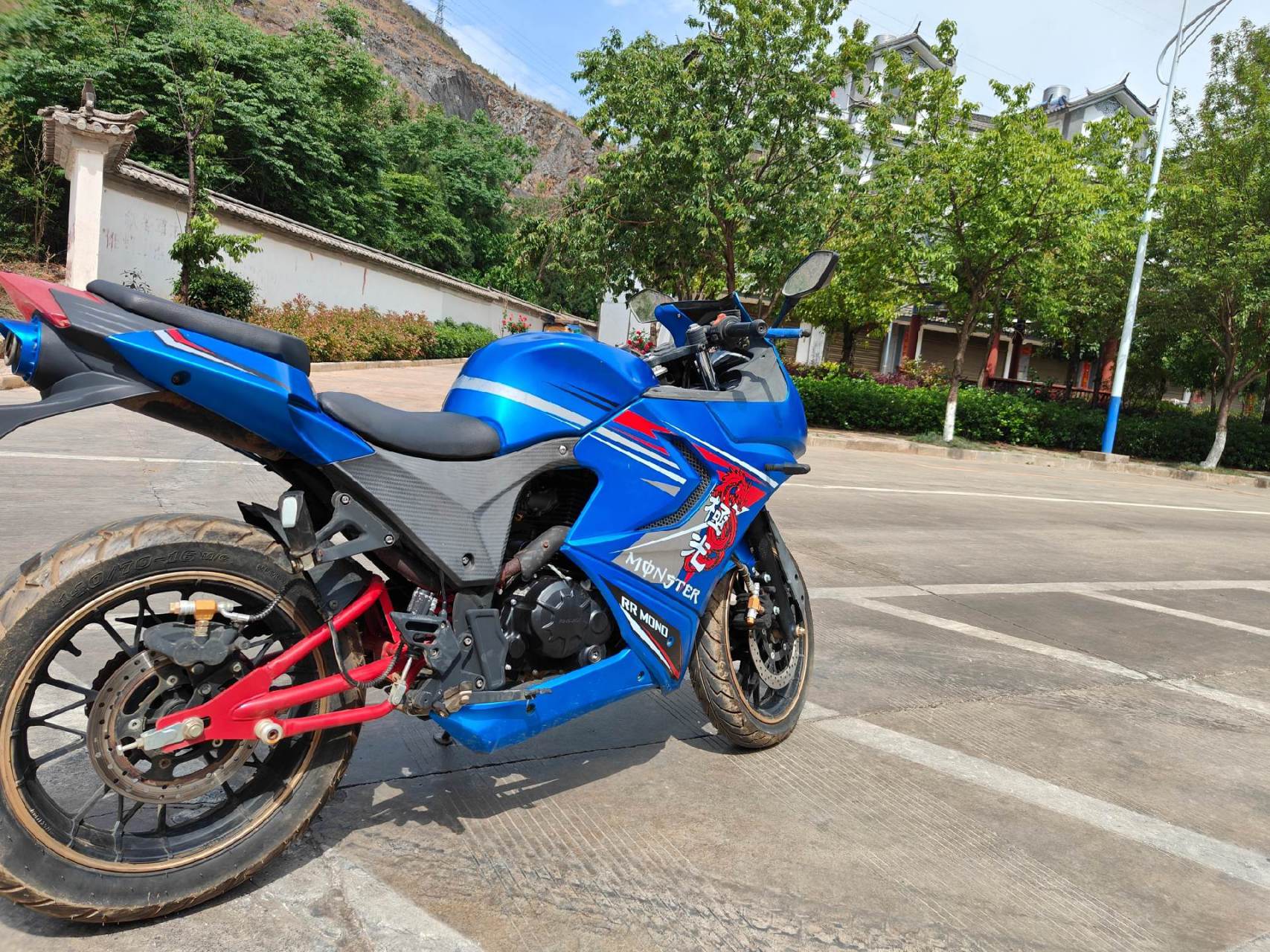 到货20年鹏城牌200cc大跑车准新车一台新车落地1个多发动机包好小跑了