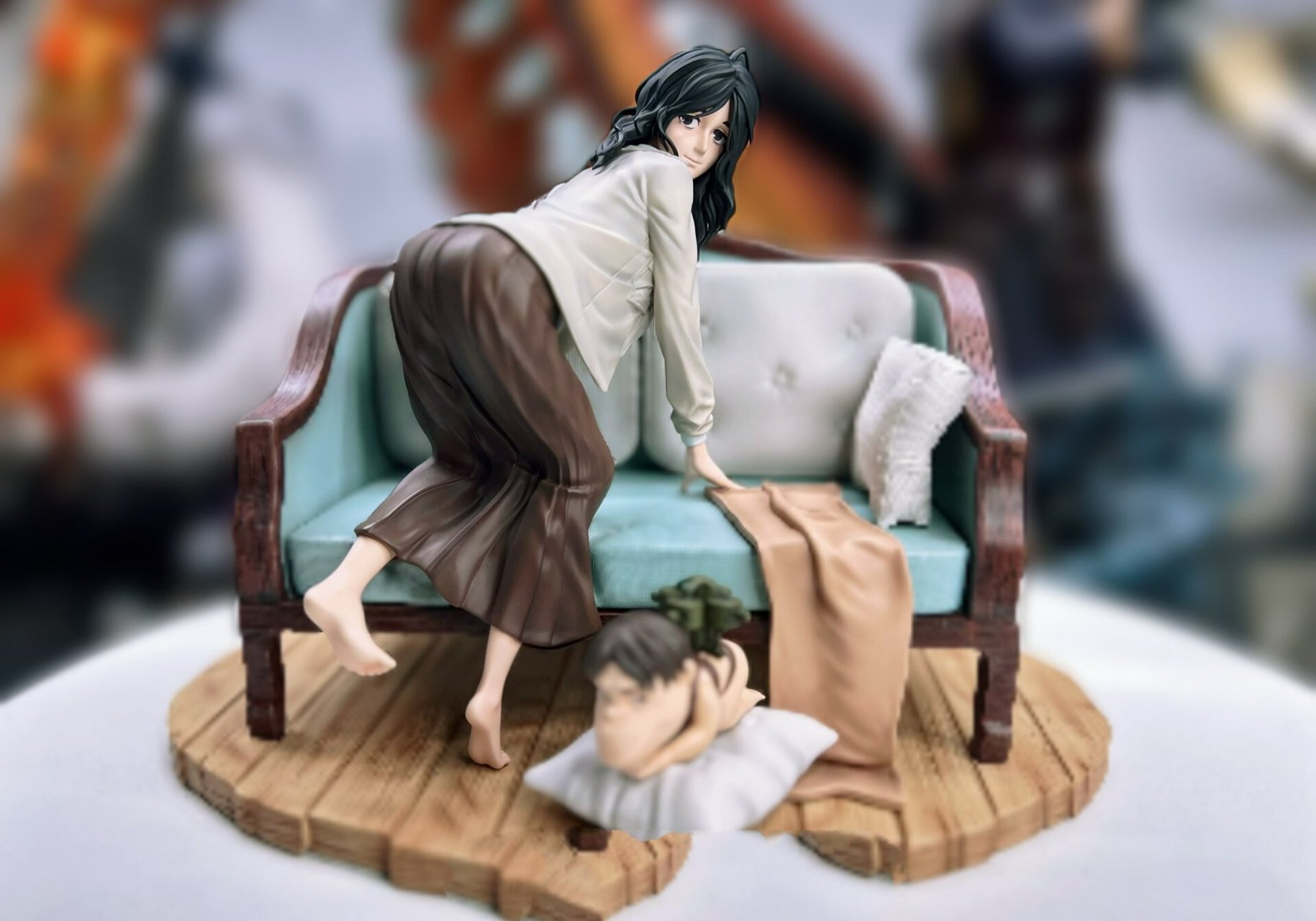 chikara 进击的巨人 gals 皮克·芬格尔 手办 97提前收到的圣诞节