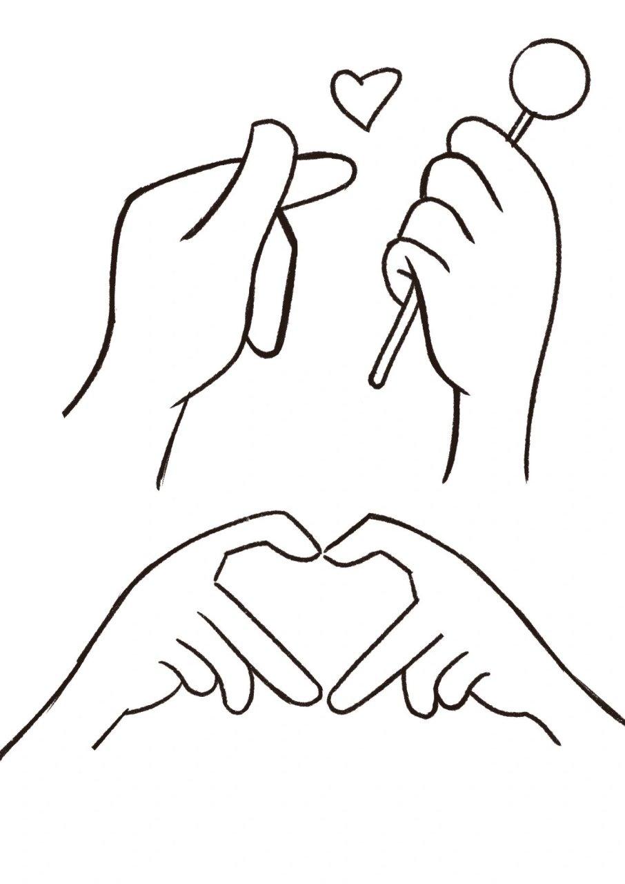 26种q版人物手势练习|插画简笔画学习 收到了双十一买的ipad pro,目前